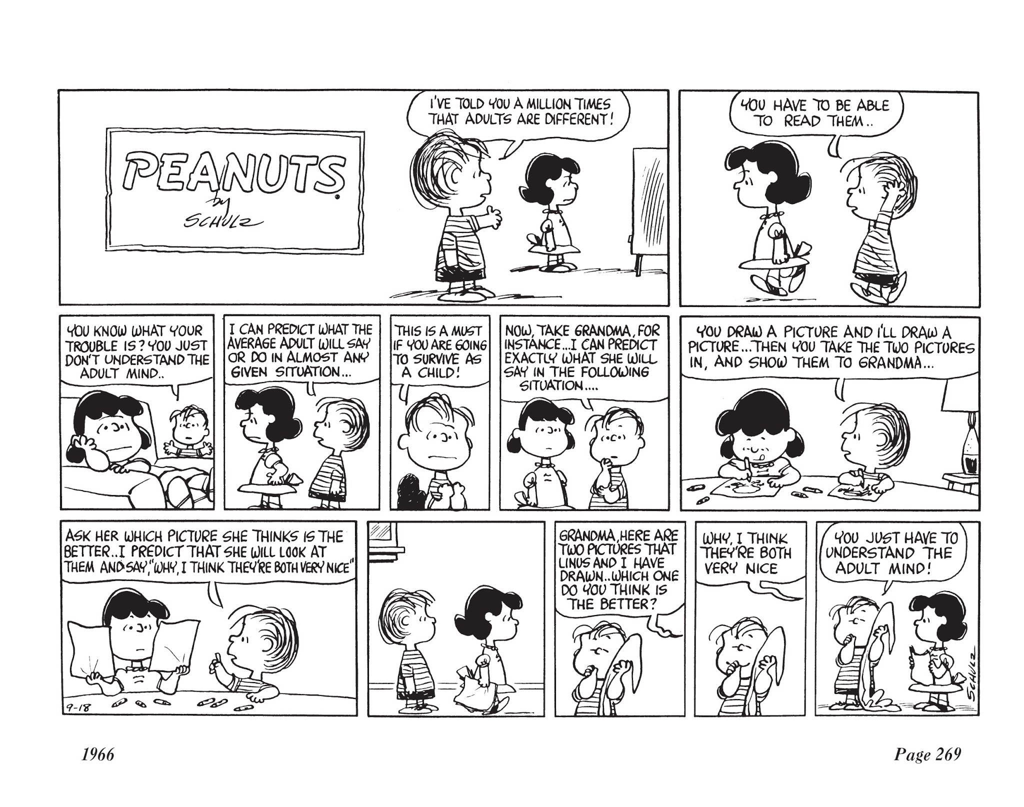 Read online The Complete Peanuts comic -  Issue # TPB 8 - 281