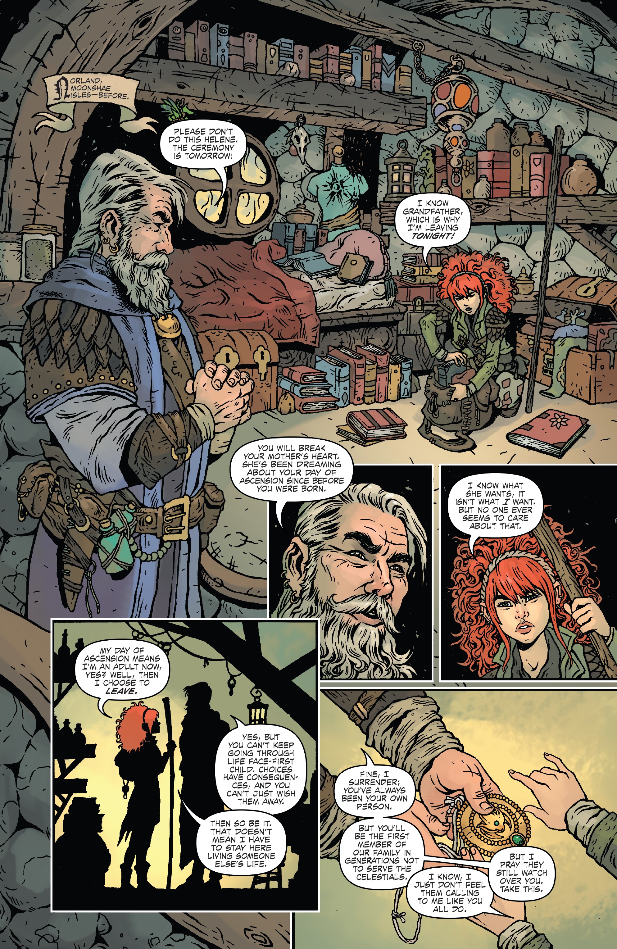 Read online Dungeon & Dragons: A Darkened Wish comic -  Issue #1 - 7