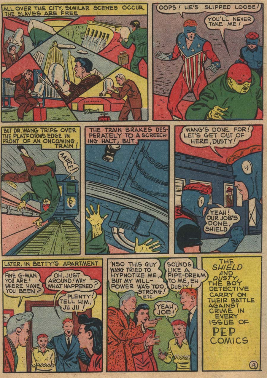 Read online Pep Comics comic -  Issue #12 - 15
