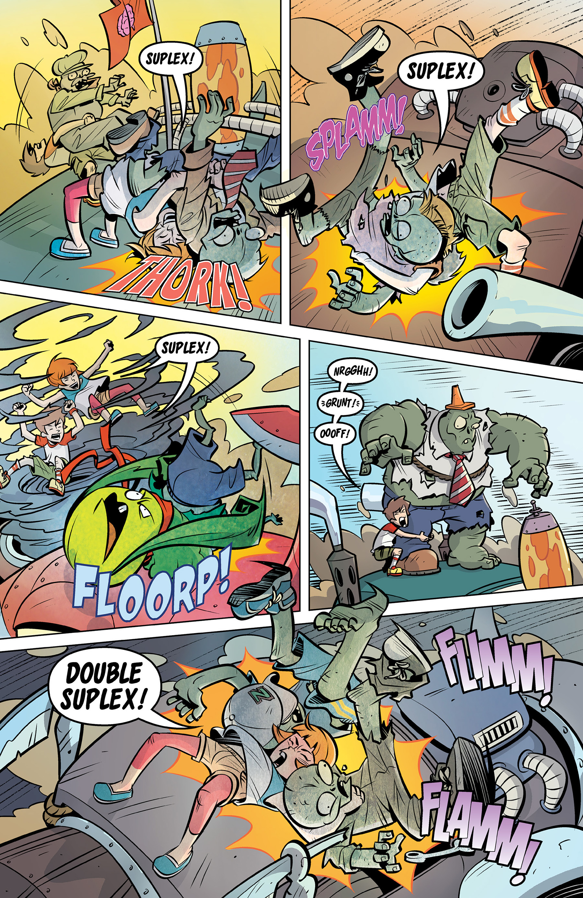 Read online Plants vs. Zombies: Petal to the Metal comic -  Issue #8 - 18