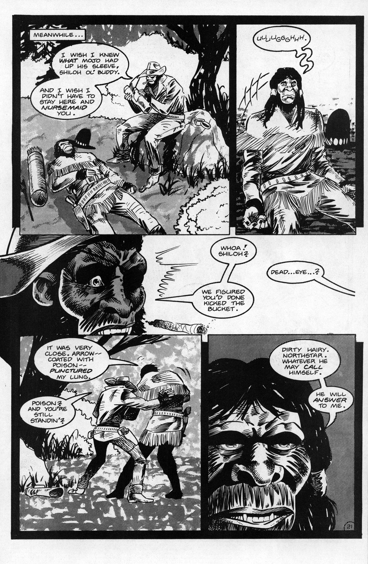 Read online Planet of the Apes (1990) comic -  Issue #20 - 23