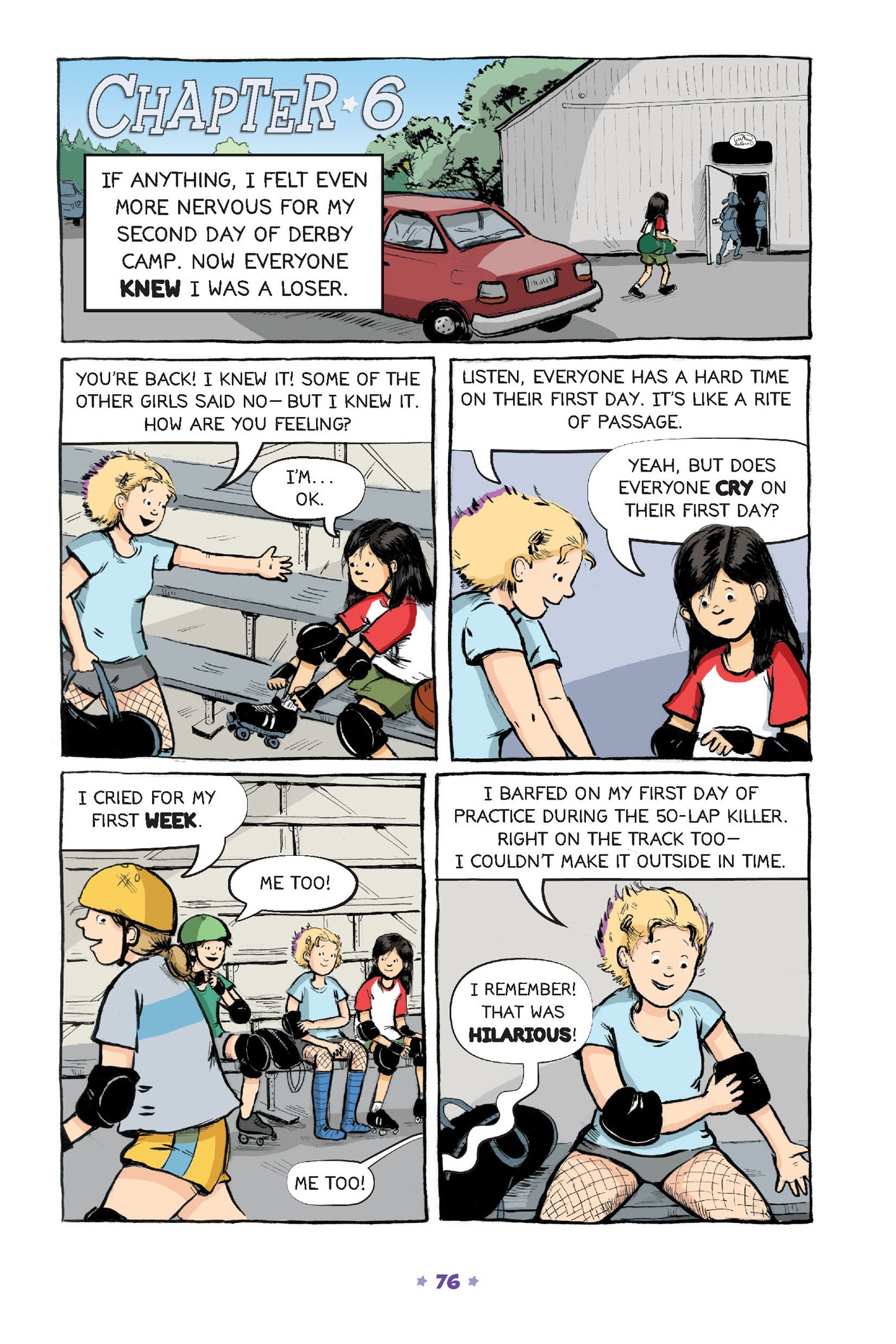 Read online Roller Girl comic -  Issue # TPB (Part 1) - 73