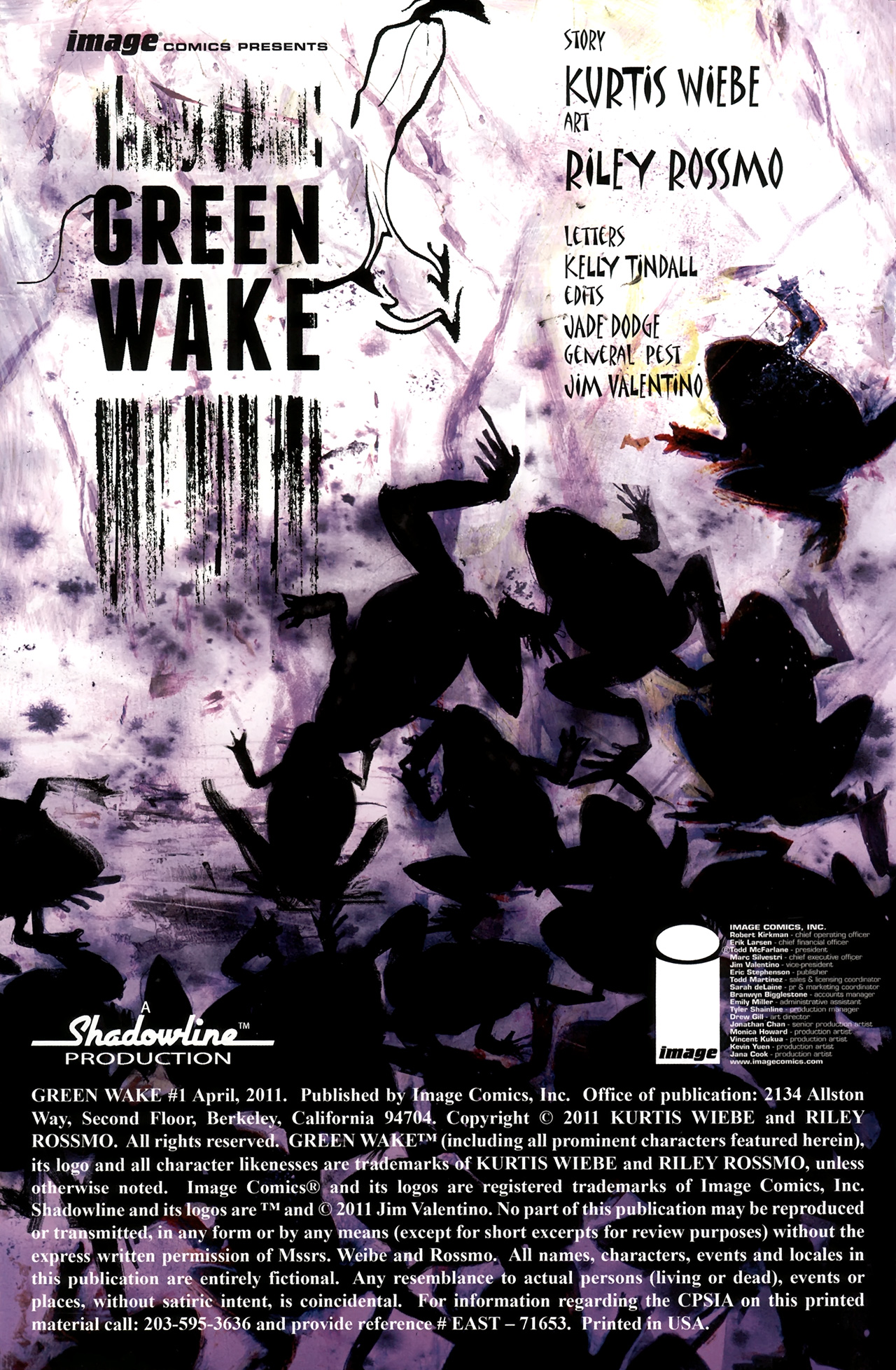 Read online Green Wake comic -  Issue #1 - 2