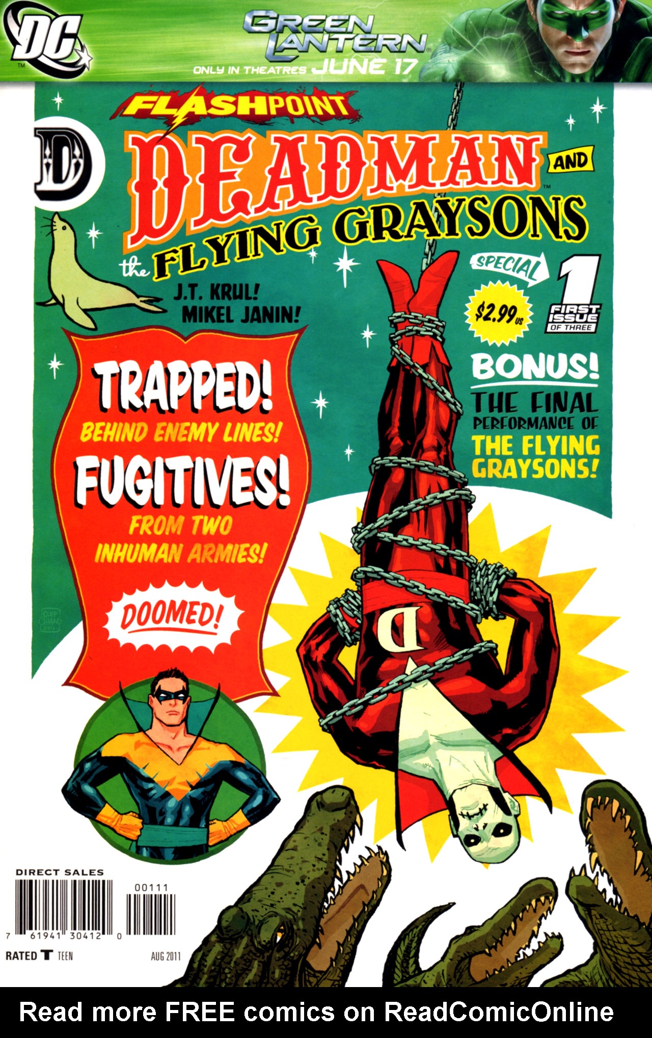 Read online Flashpoint: Deadman and the Flying Graysons comic -  Issue #1 - 1
