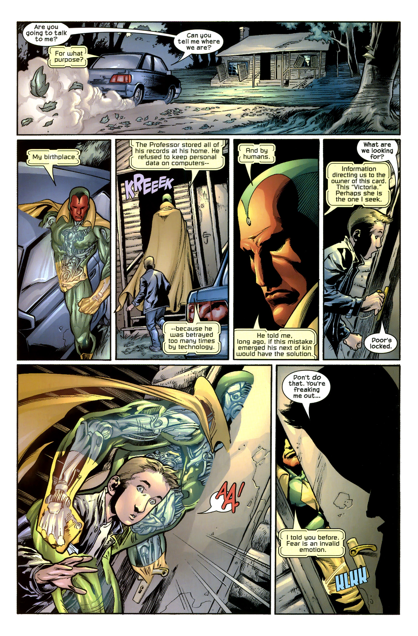 Read online Avengers Icons: The Vision comic -  Issue #2 - 27