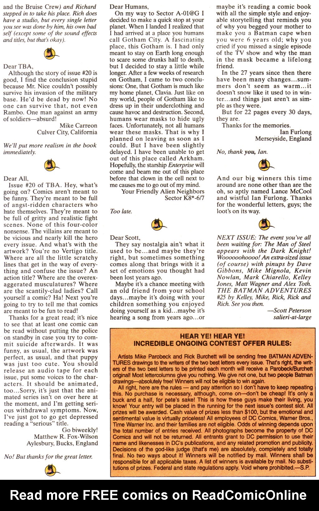Read online The Batman Adventures comic -  Issue #24 - 25