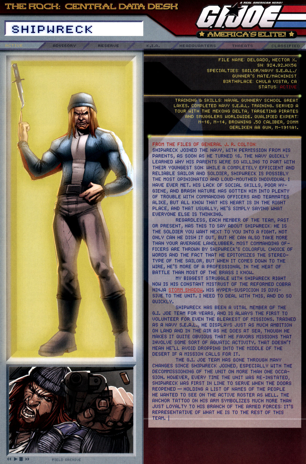 Read online G.I. Joe: Data Desk Handbook comic -  Issue #3 - 13