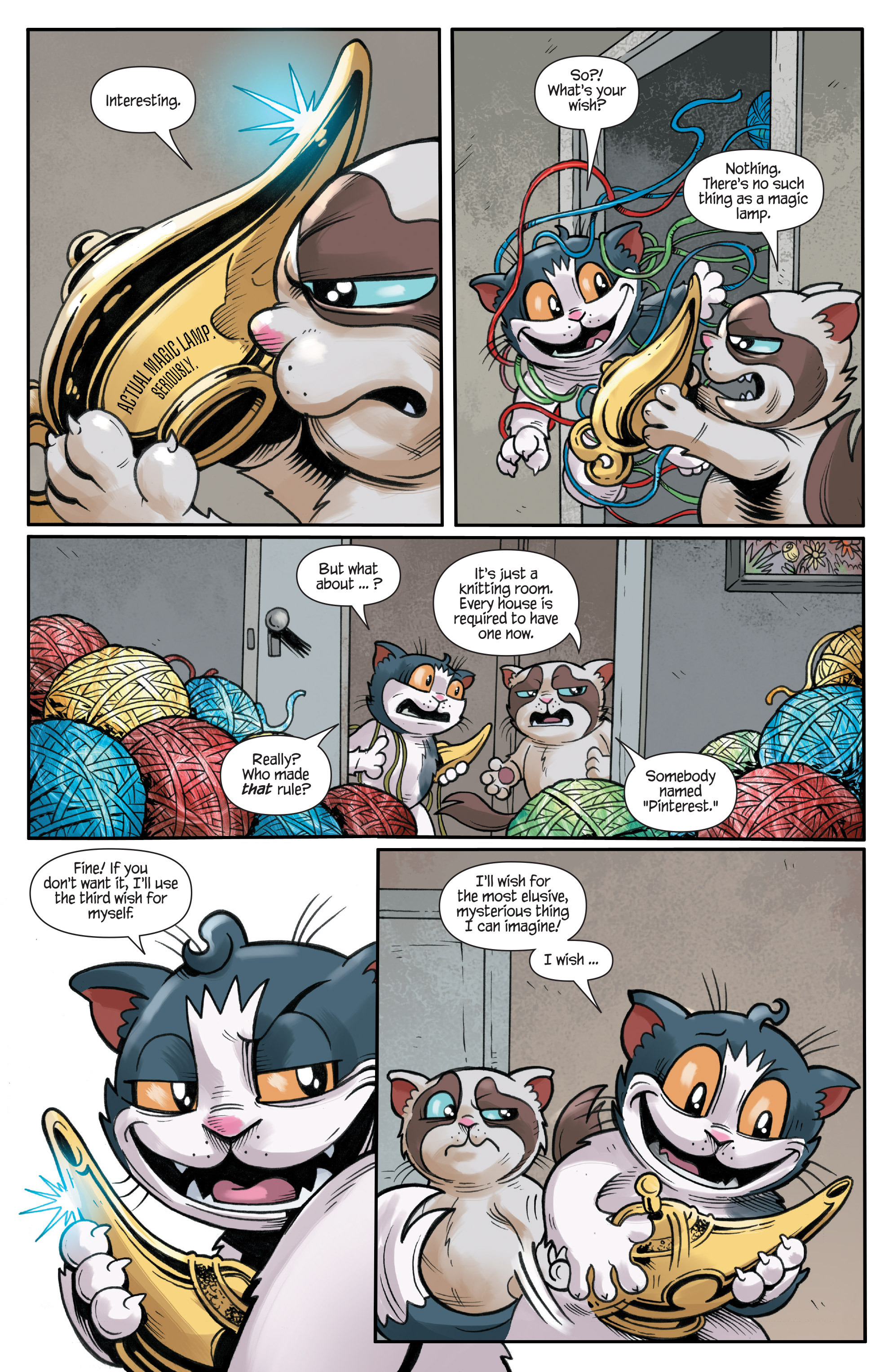 Read online Grumpy Cat & Pokey comic -  Issue #6 - 7
