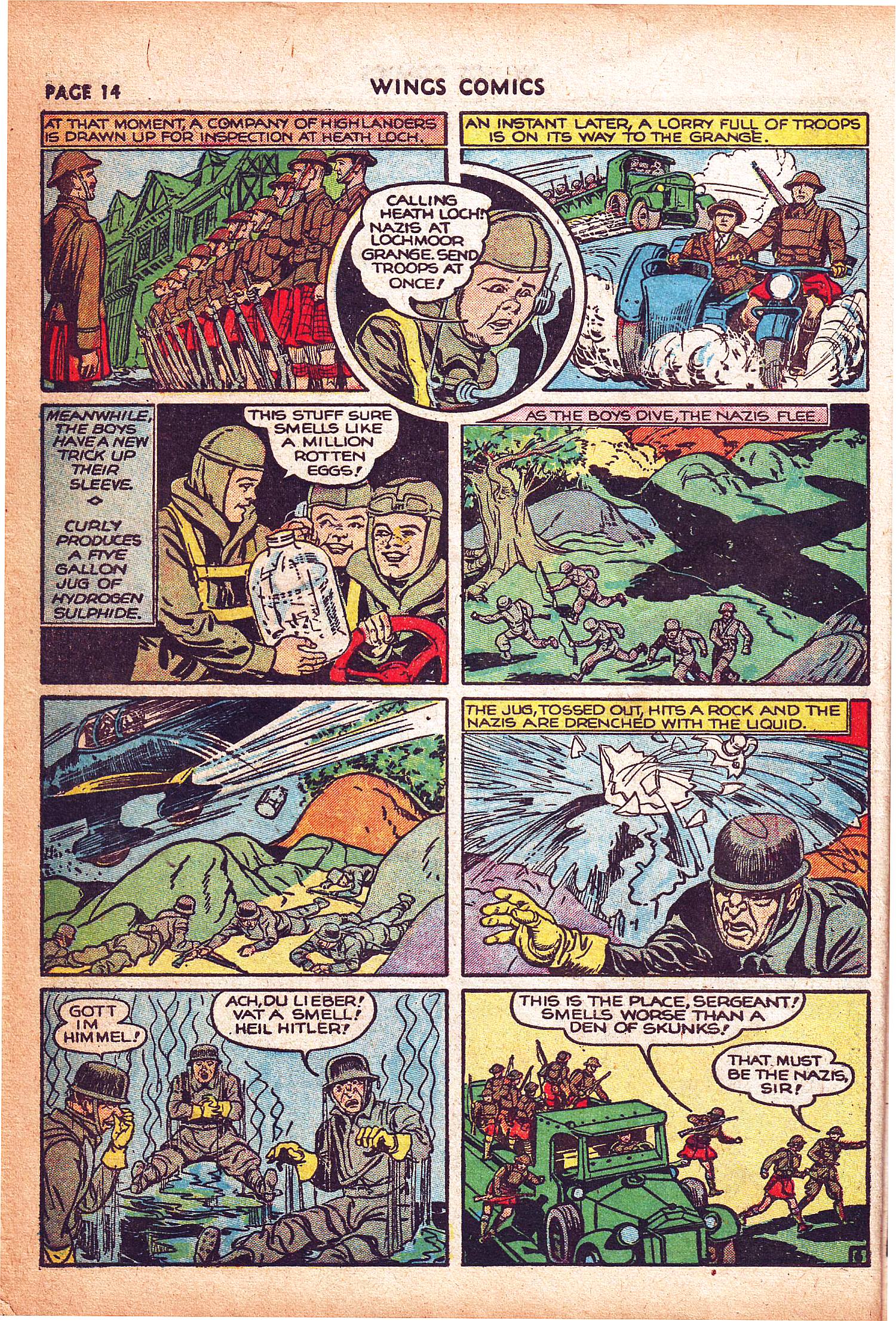 Read online Wings Comics comic -  Issue #3 - 16