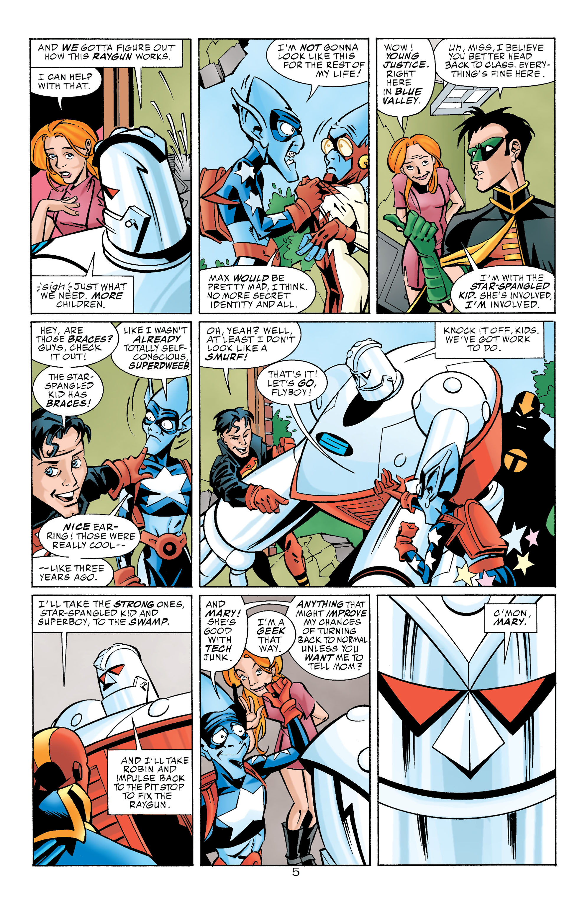 Read online Stars and S.T.R.I.P.E. comic -  Issue #6 - 6