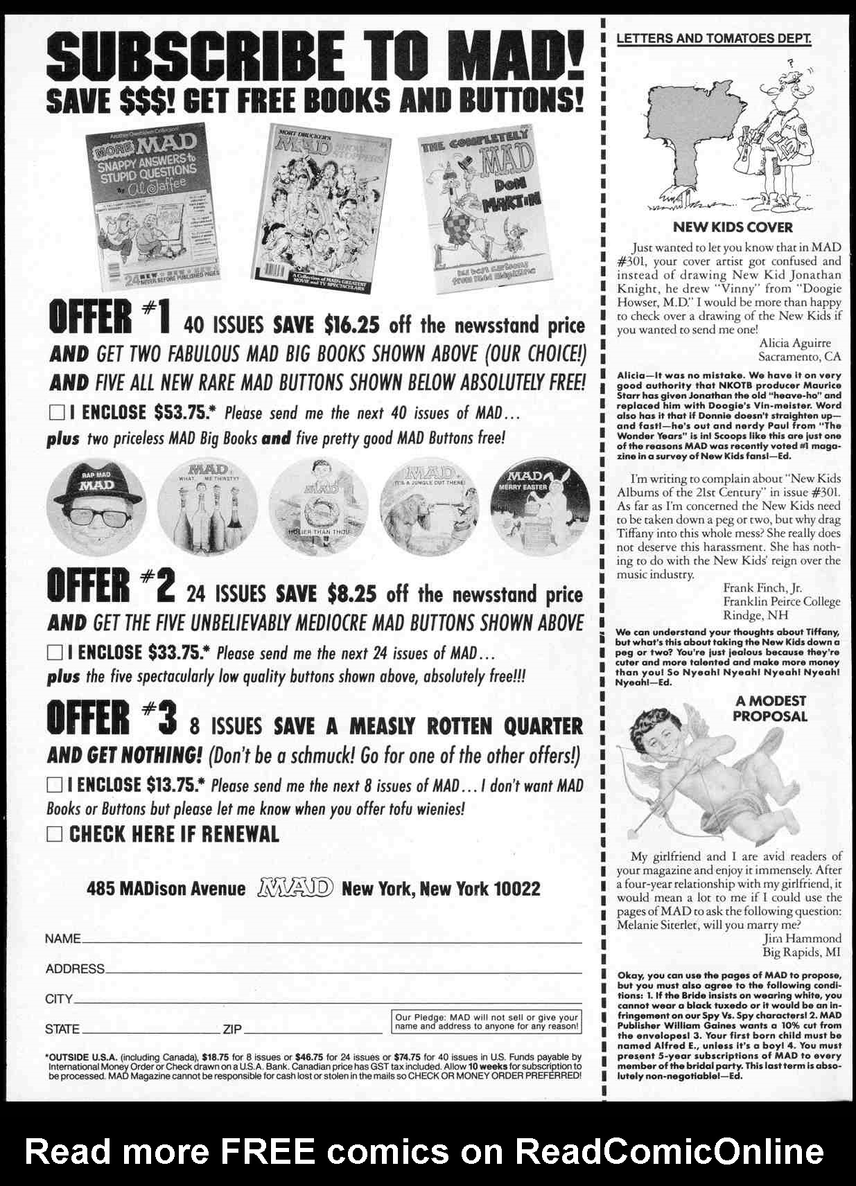 Read online MAD comic -  Issue #303 - 5