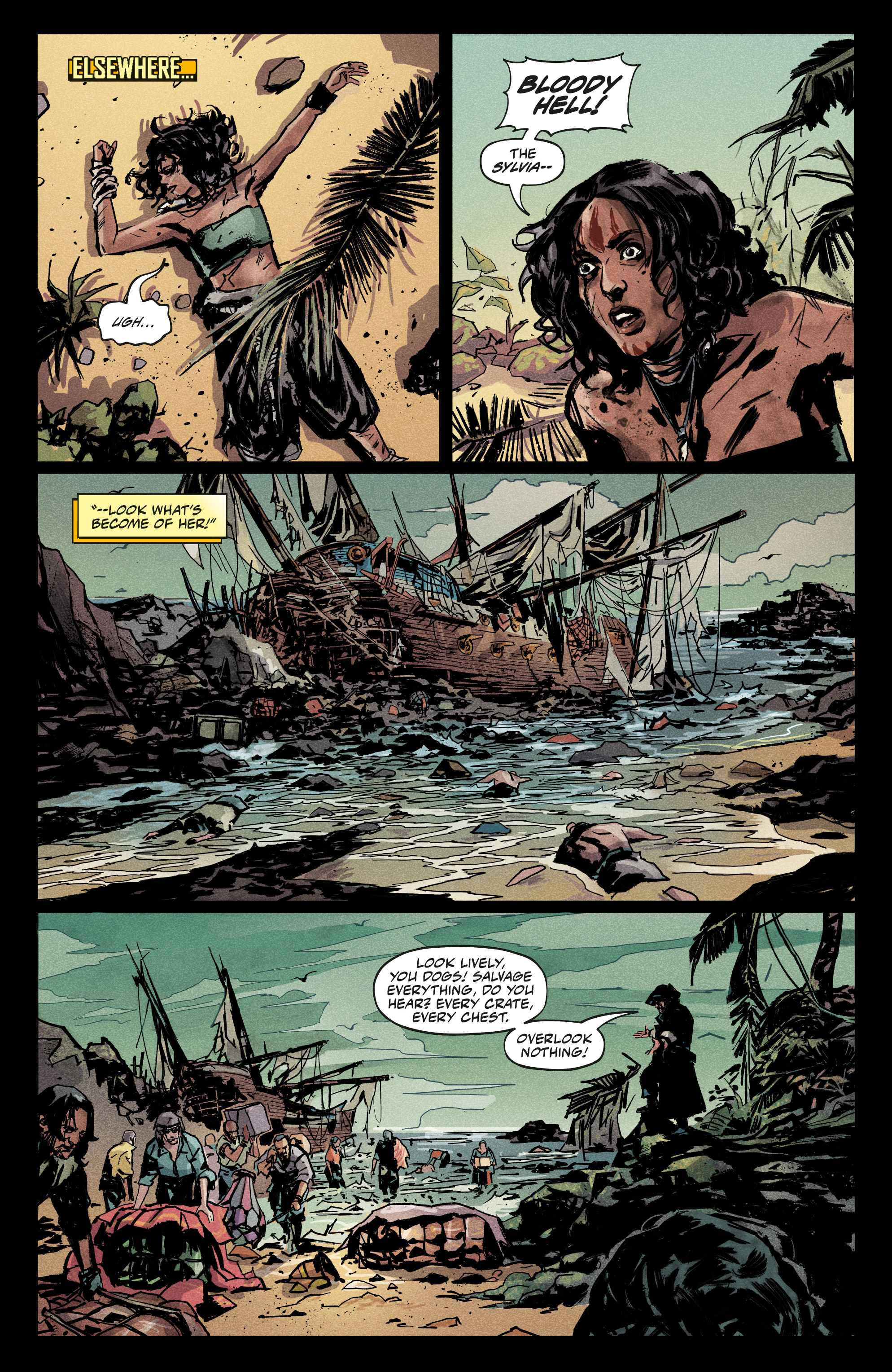 Read online Skull and Bones: Savage Storm comic -  Issue #1 - 12