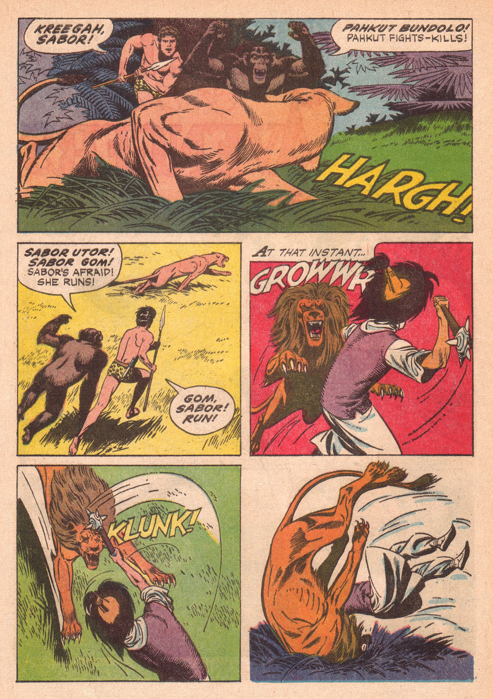 Read online Korak, Son of Tarzan (1964) comic -  Issue #7 - 4