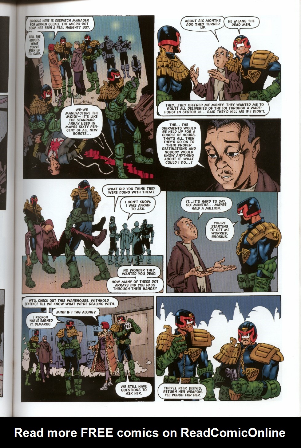 Read online Judge Dredd [Collections - Hamlyn | Mandarin] comic -  Issue # TPB Doomsday For Mega-City One - 39