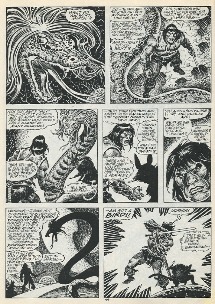 Read online The Savage Sword Of Conan comic -  Issue #193 - 46
