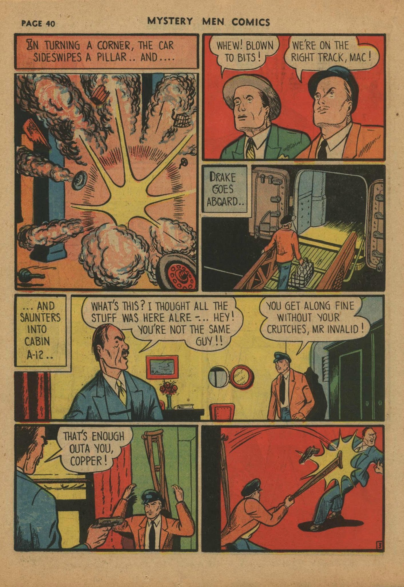 Read online Mystery Men Comics comic -  Issue #9 - 42