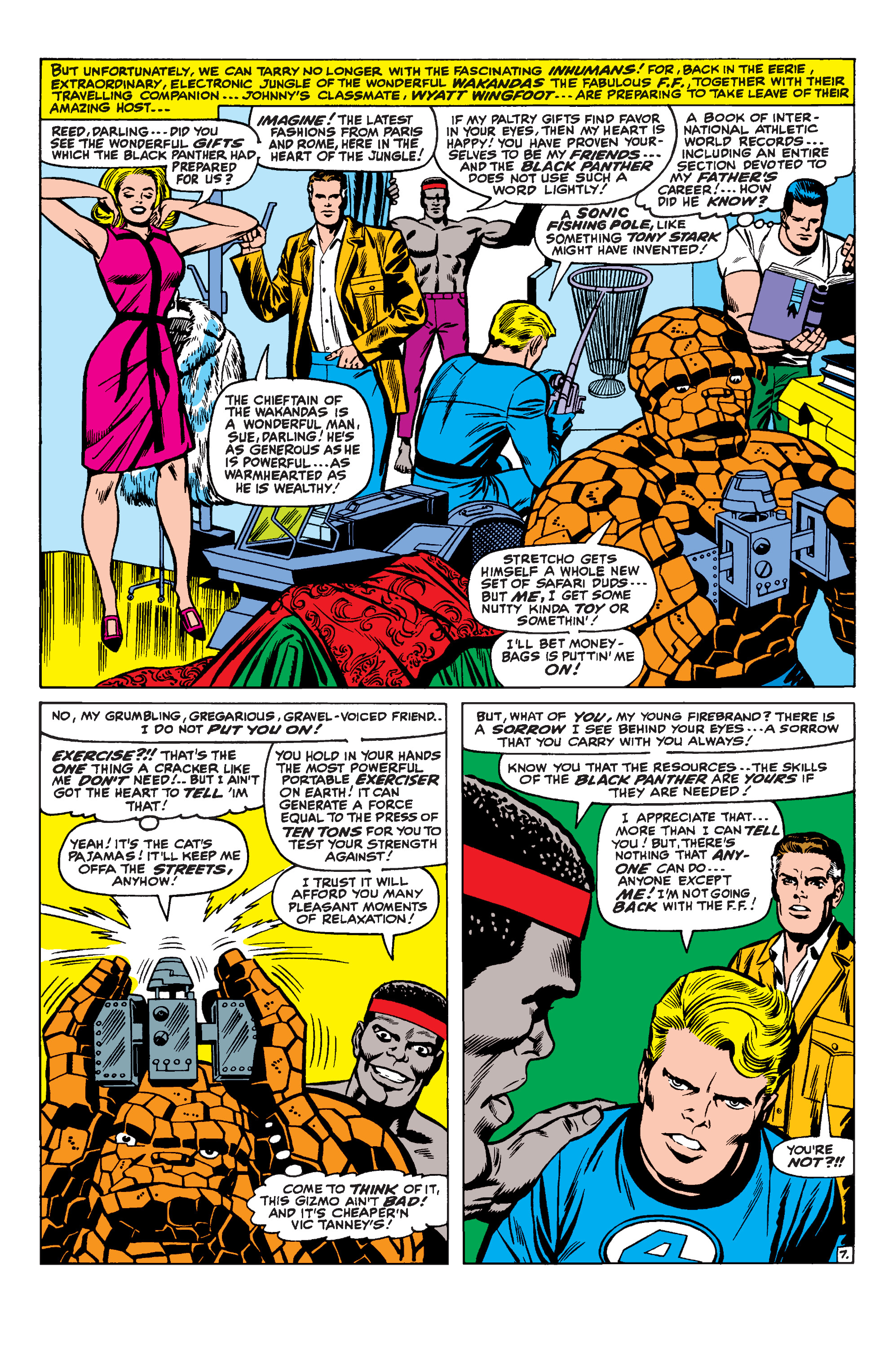 Read online Fantastic Four Epic Collection comic -  Issue # The Mystery of the Black Panther (Part 1) - 54