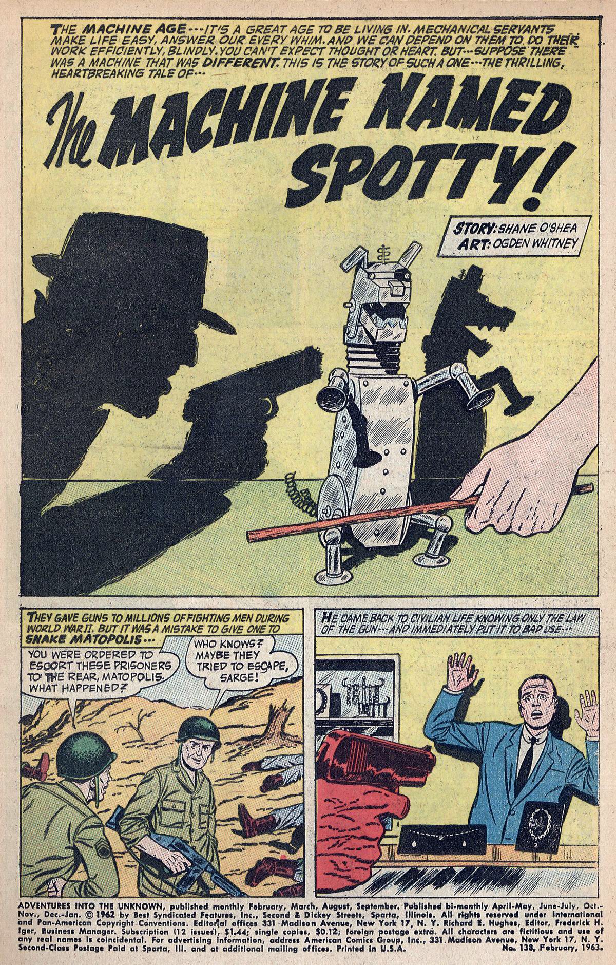 Read online Adventures Into The Unknown comic -  Issue #138 - 3