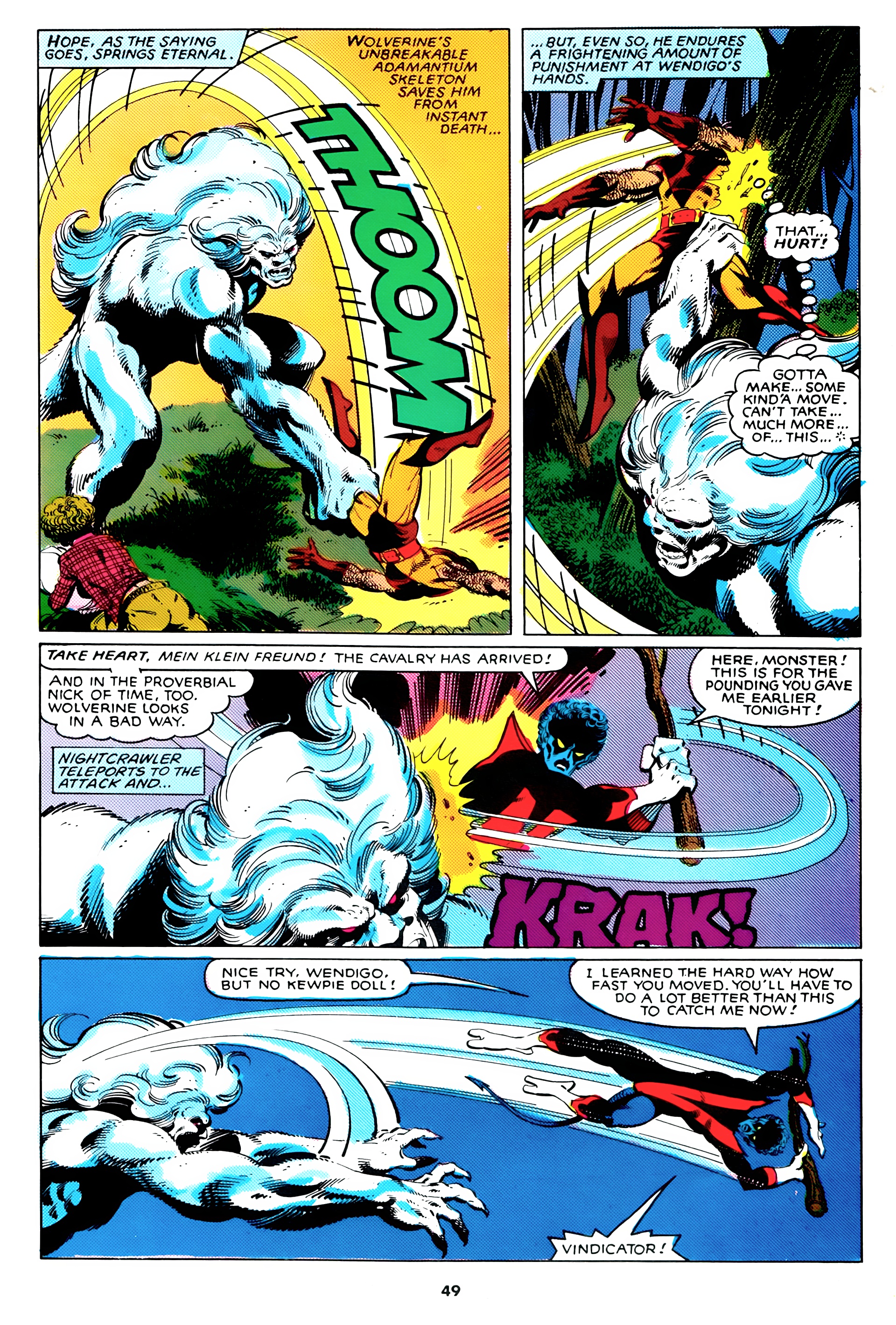 Read online X-Men Annual UK comic -  Issue #1992 - 46