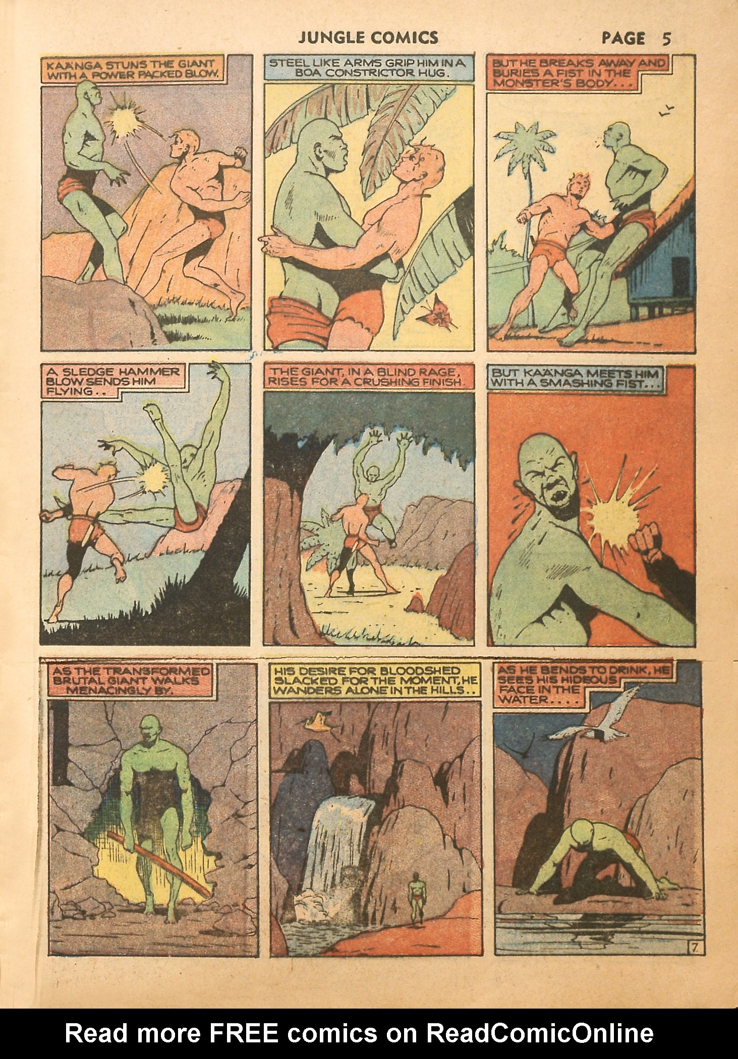 Read online Jungle Comics comic -  Issue #13 - 7