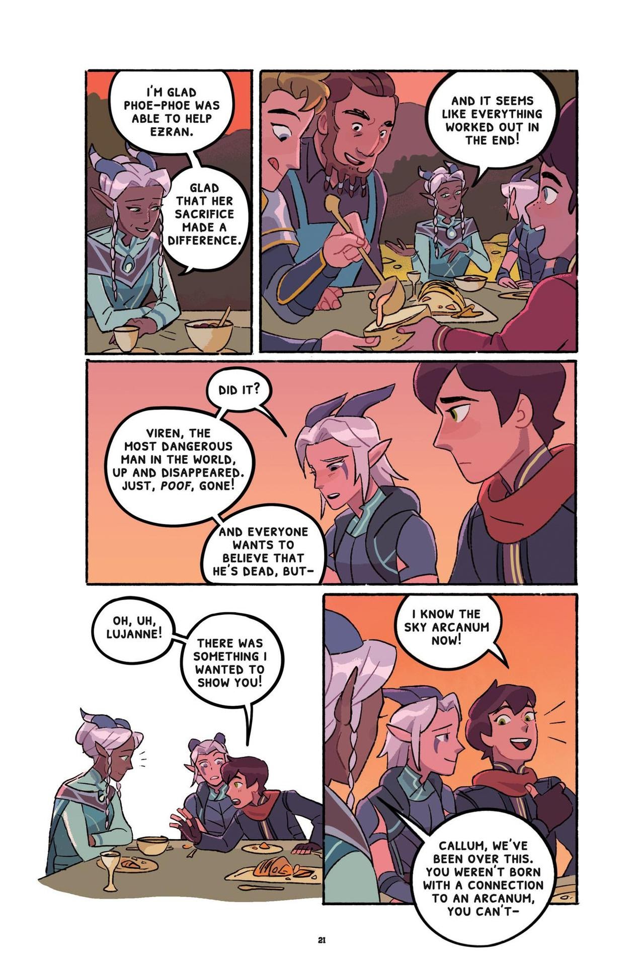 Read online Through the Moon: The Dragon Prince Graphic Novel comic -  Issue # TPB - 25