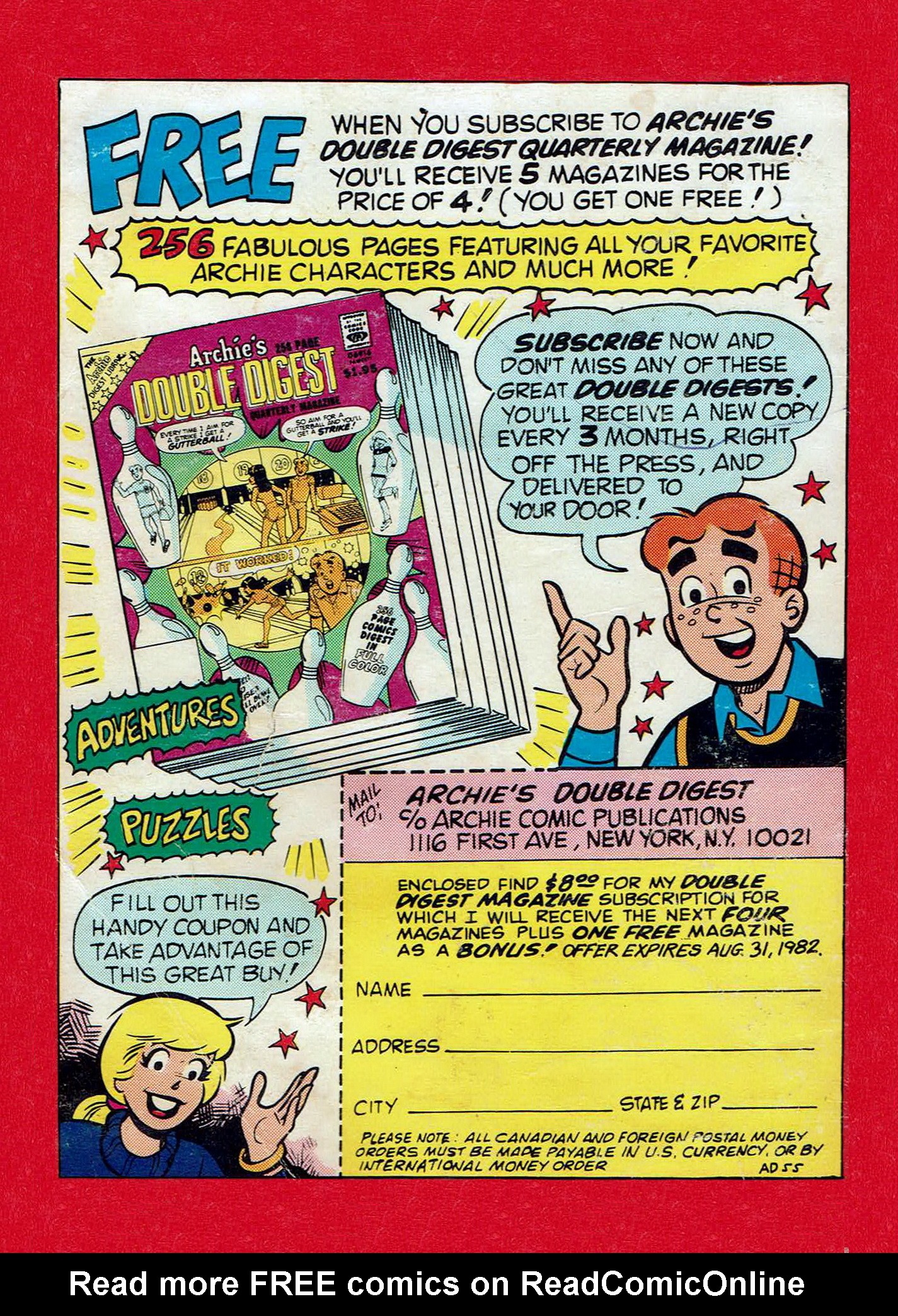 Read online Archie Digest Magazine comic -  Issue #55 - 132