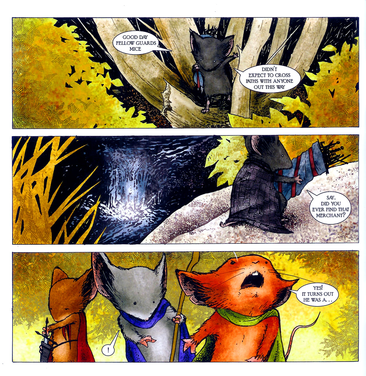Read online Mouse Guard comic -  Issue #3 - 4