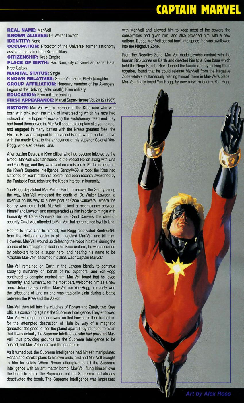 The Official Handbook of the Marvel Universe: Book of the Dead issue Full - Page 11