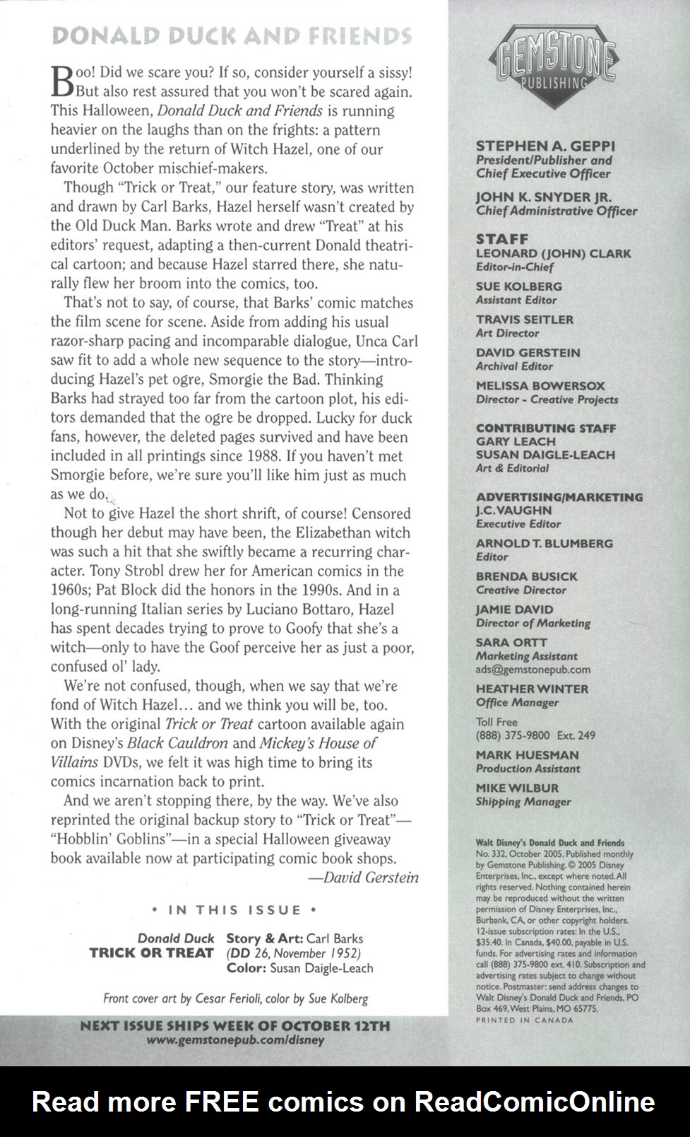 Read online Walt Disney's Donald Duck and Friends comic -  Issue #332 - 2