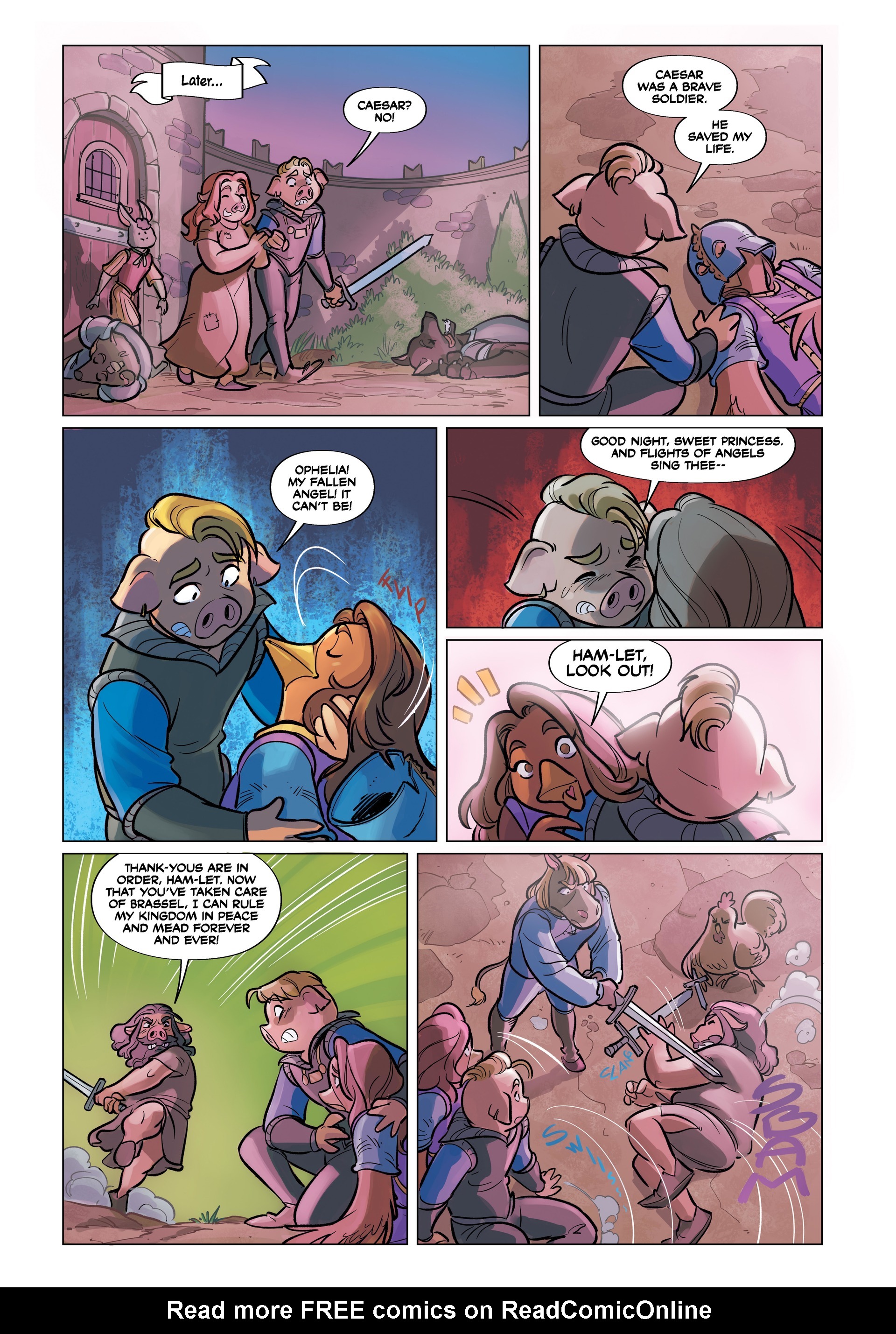 Read online Ham-let: A Shakespearean Mash-up comic -  Issue # Full - 55