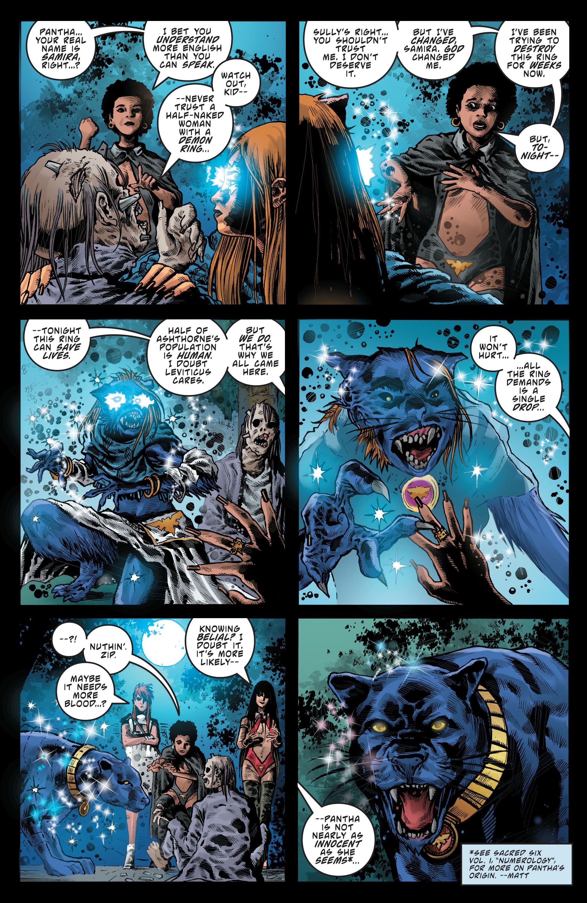 Read online Sacred Six comic -  Issue #11 - 16