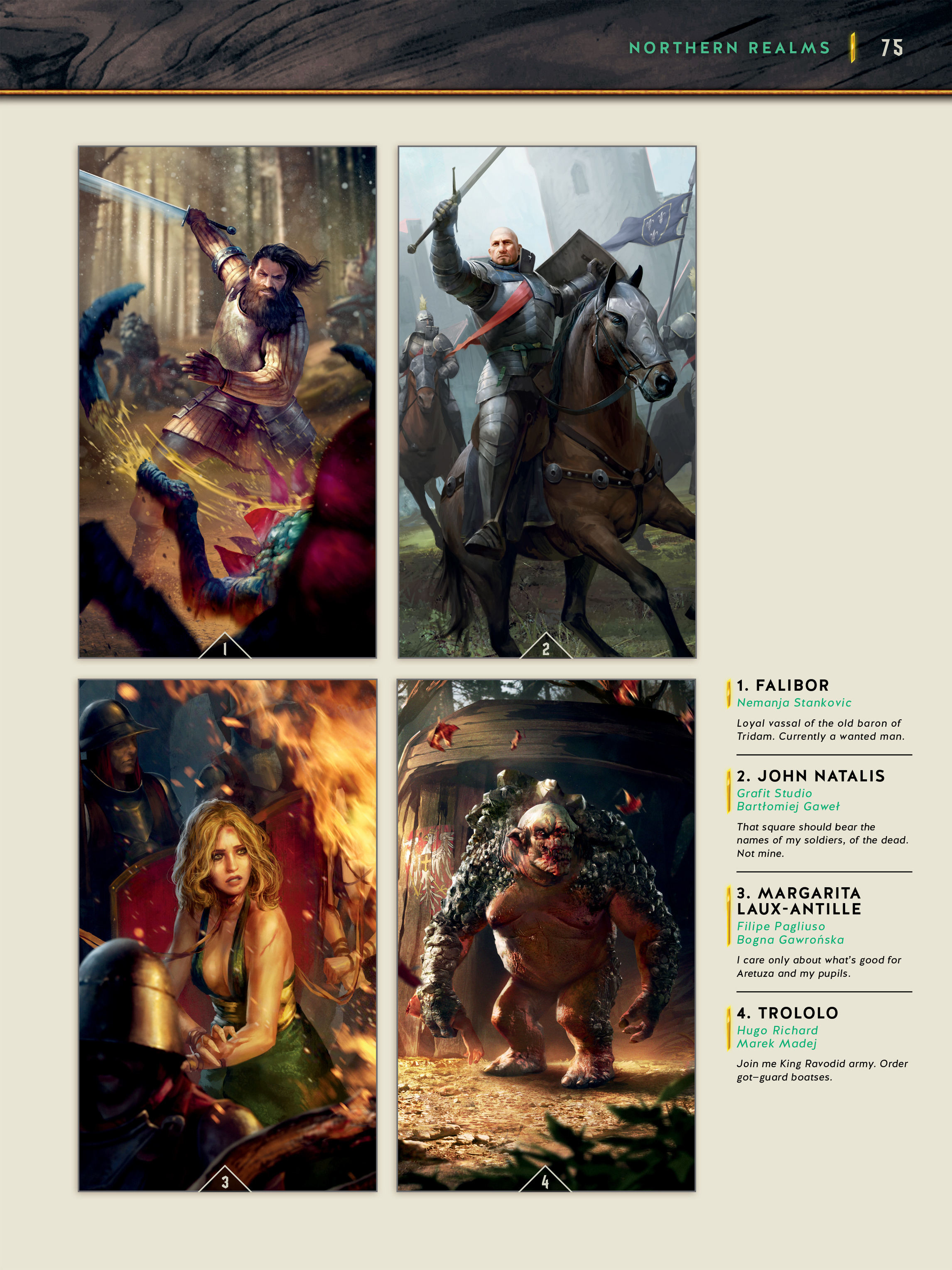 Read online Gwent: Art of the Witcher Card Game comic -  Issue # TPB (Part 1) - 65