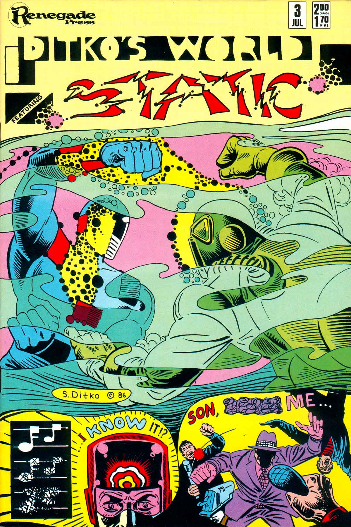 Read online Ditko's World featuring Static comic -  Issue #3 - 1