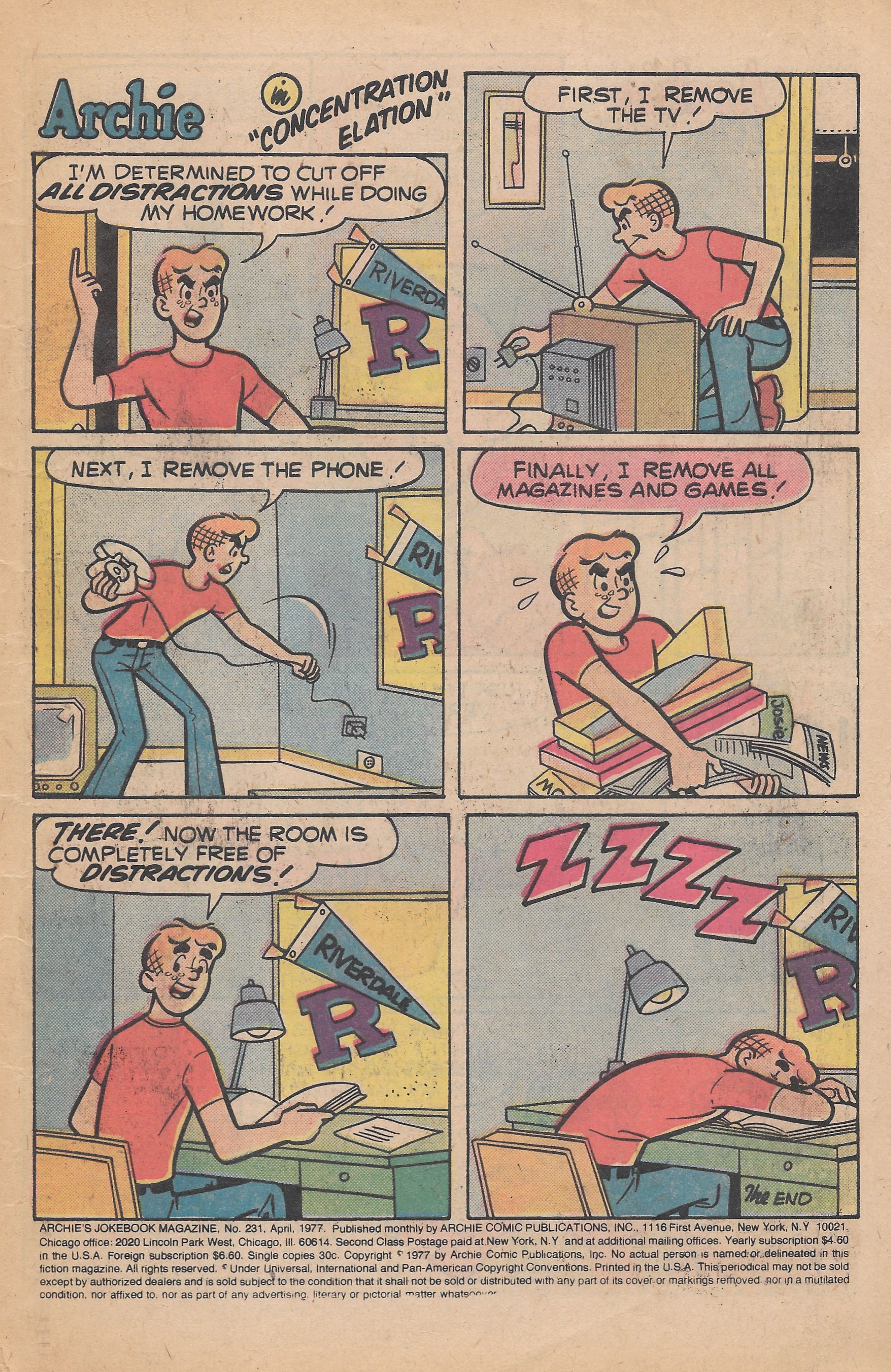 Read online Archie's Joke Book Magazine comic -  Issue #231 - 3
