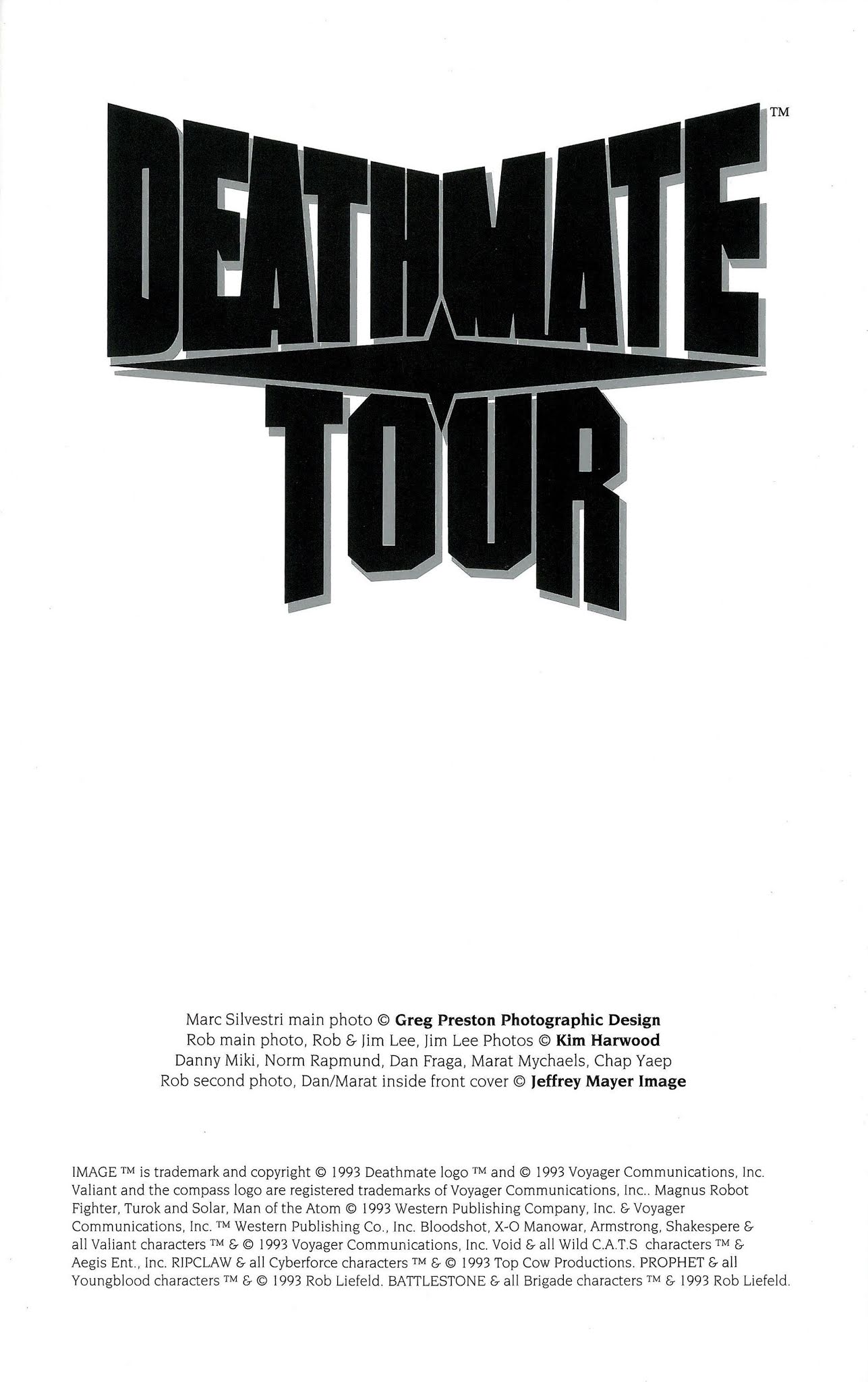Read online Deathmate comic -  Issue # Tourbook - 3