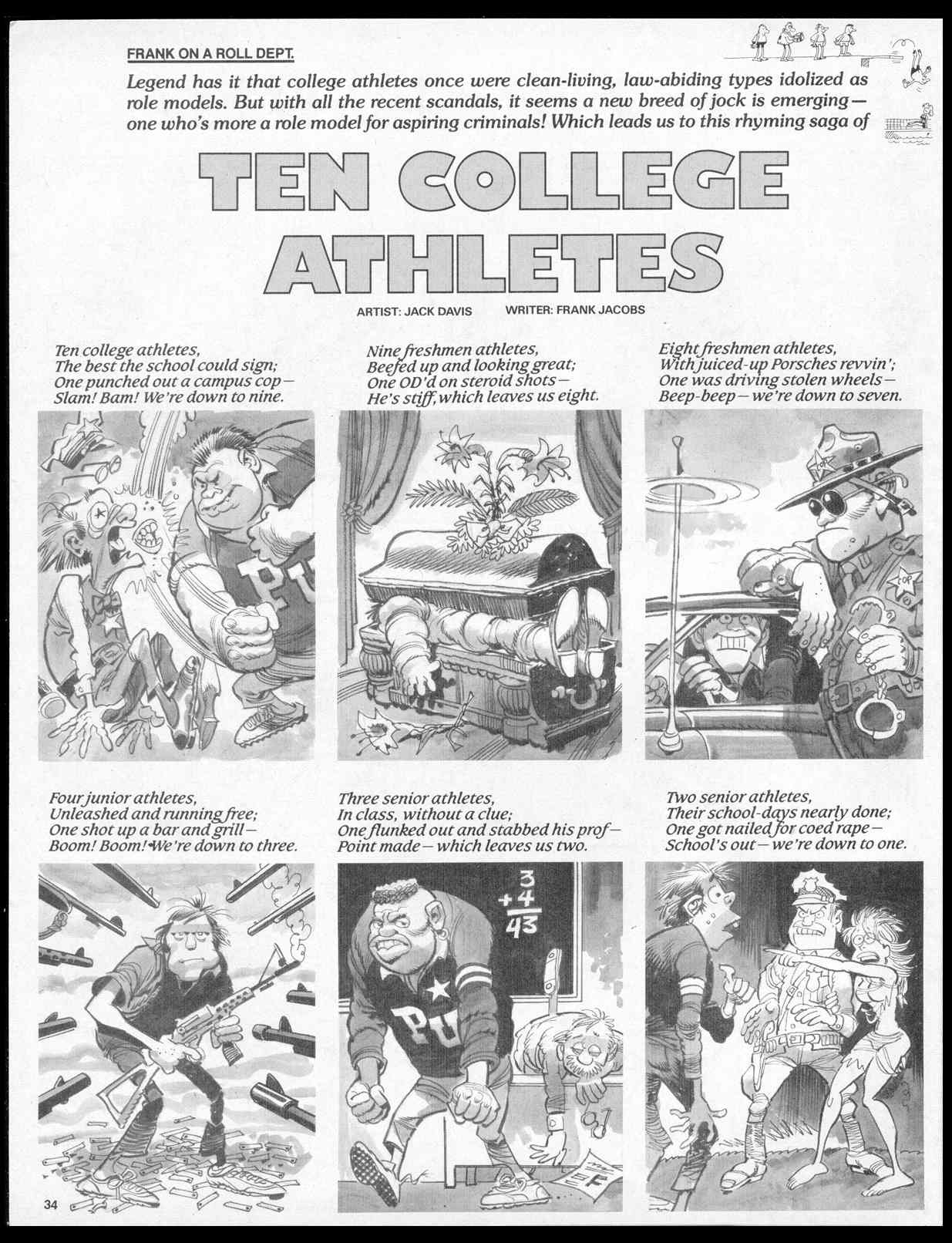 Read online MAD comic -  Issue #290 - 36
