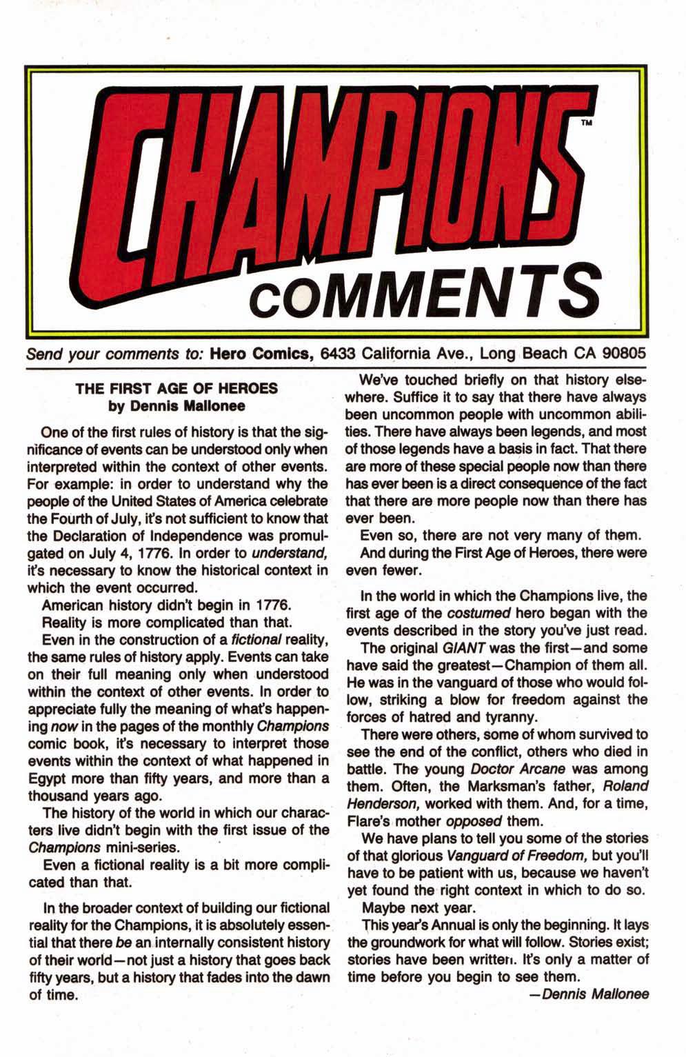 Read online Champions (1987) comic -  Issue # Annual 1 - 30