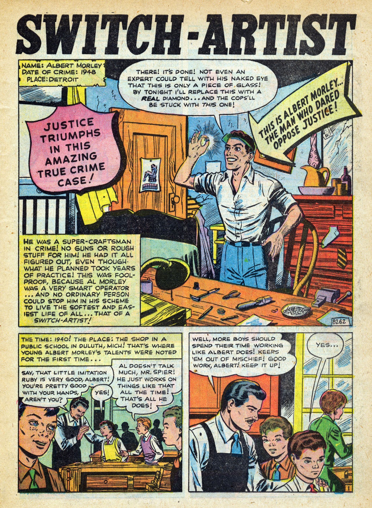 Read online Justice (1947) comic -  Issue #22 - 17