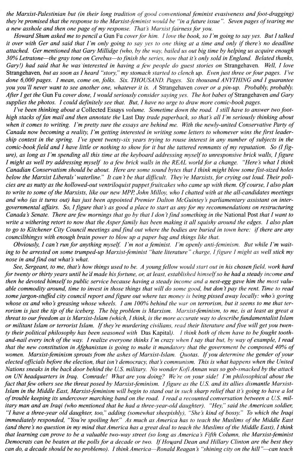 Read online Cerebus comic -  Issue #300 - 35