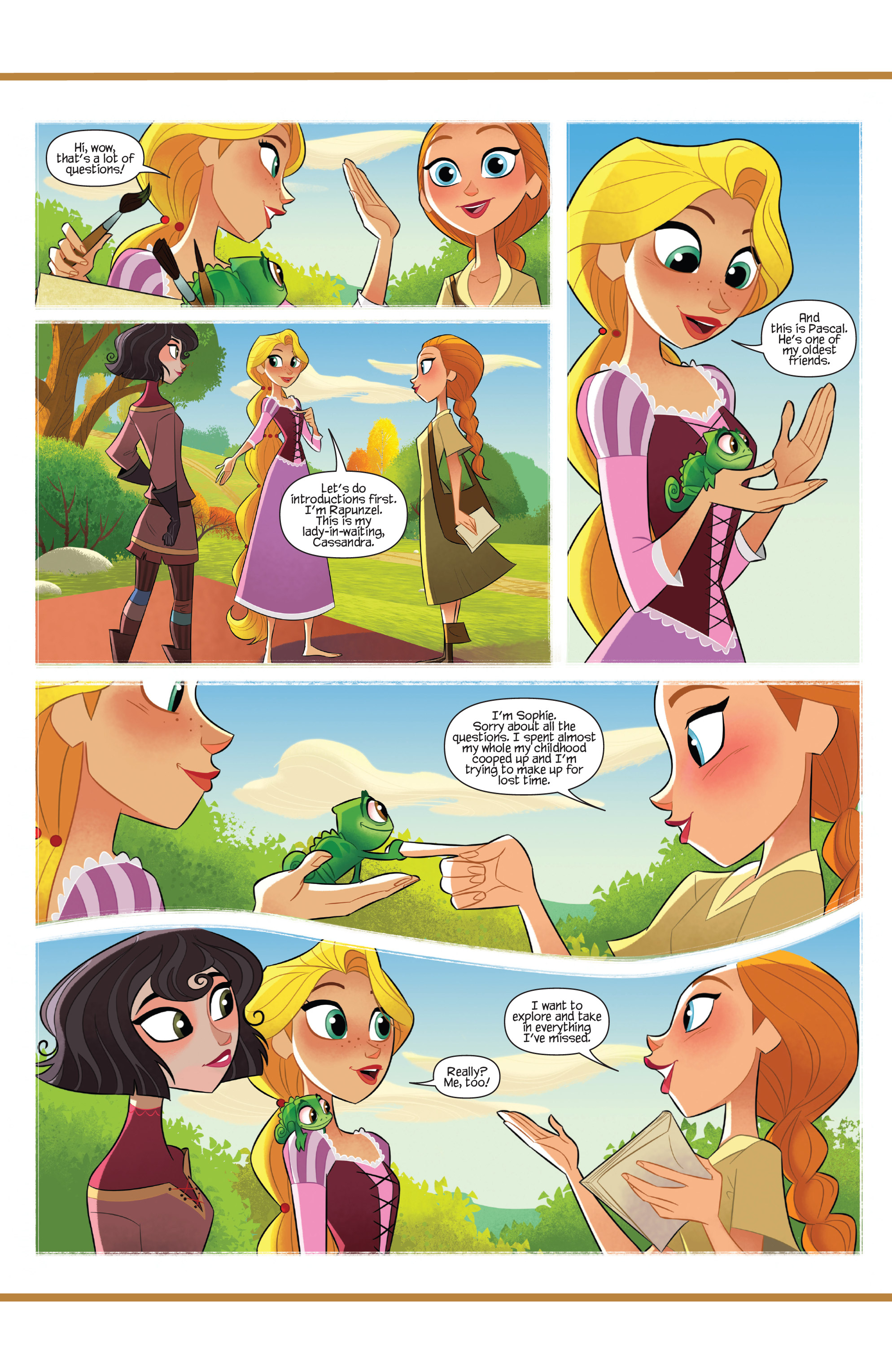 Read online Tangled: The Series: Hair It Is comic -  Issue # Full - 4