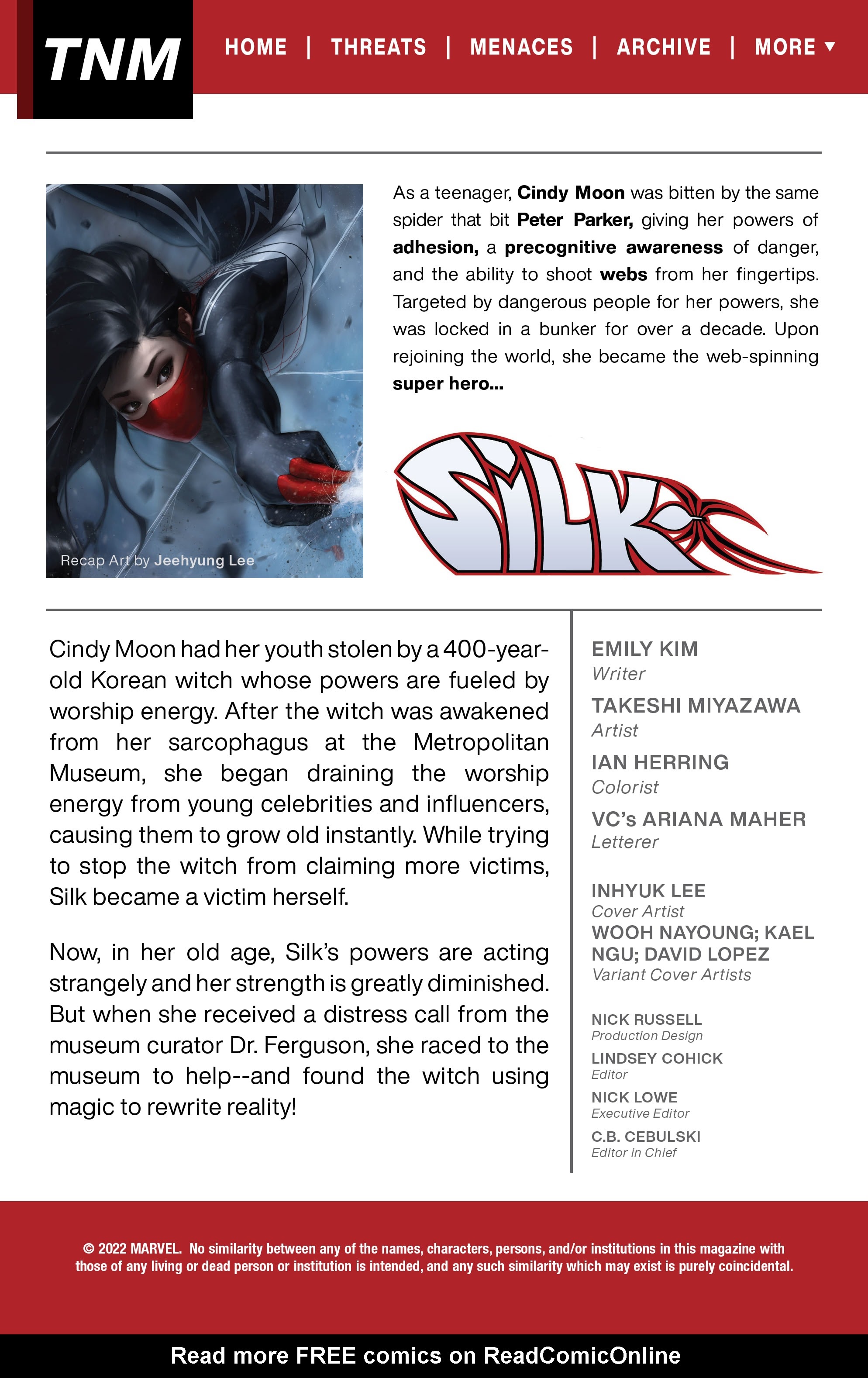 Read online Silk (2022) comic -  Issue #5 - 2