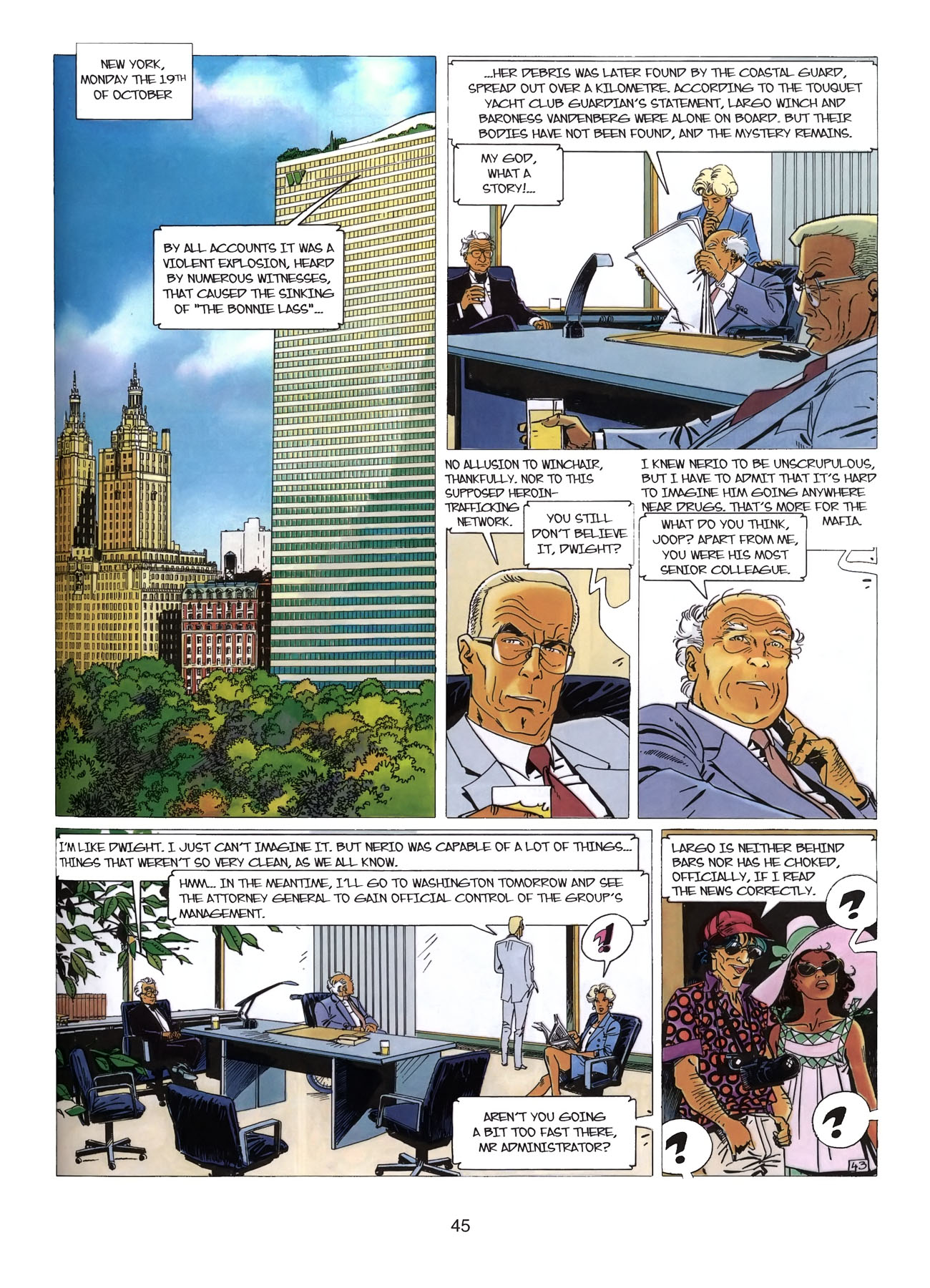 Read online Largo Winch comic -  Issue # TPB 3 - 46