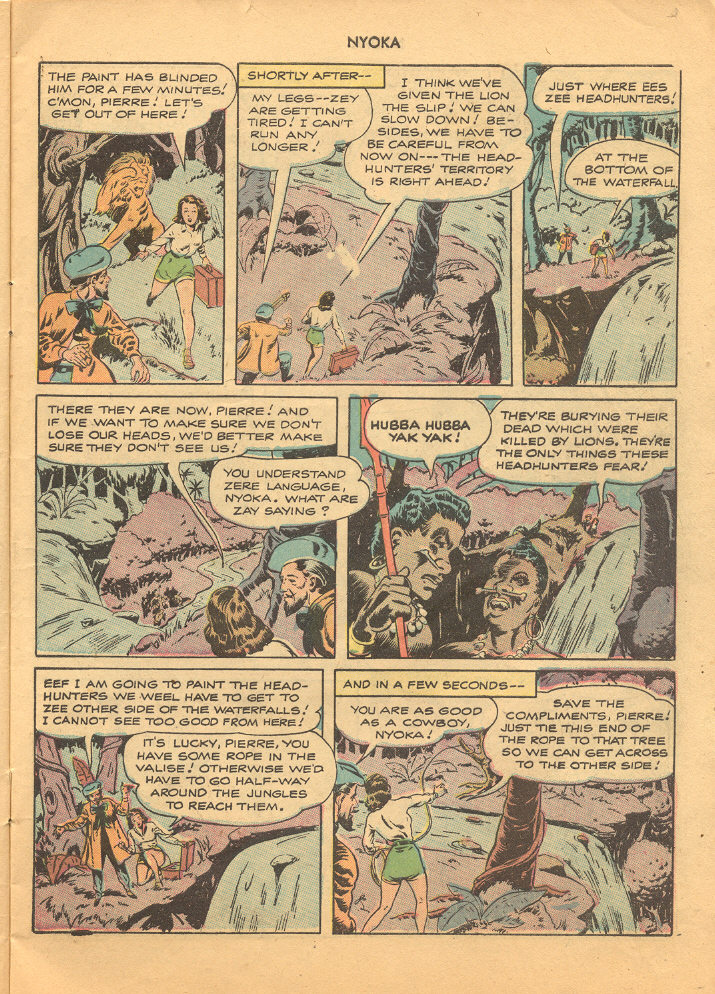 Read online Nyoka the Jungle Girl (1945) comic -  Issue #19 - 7