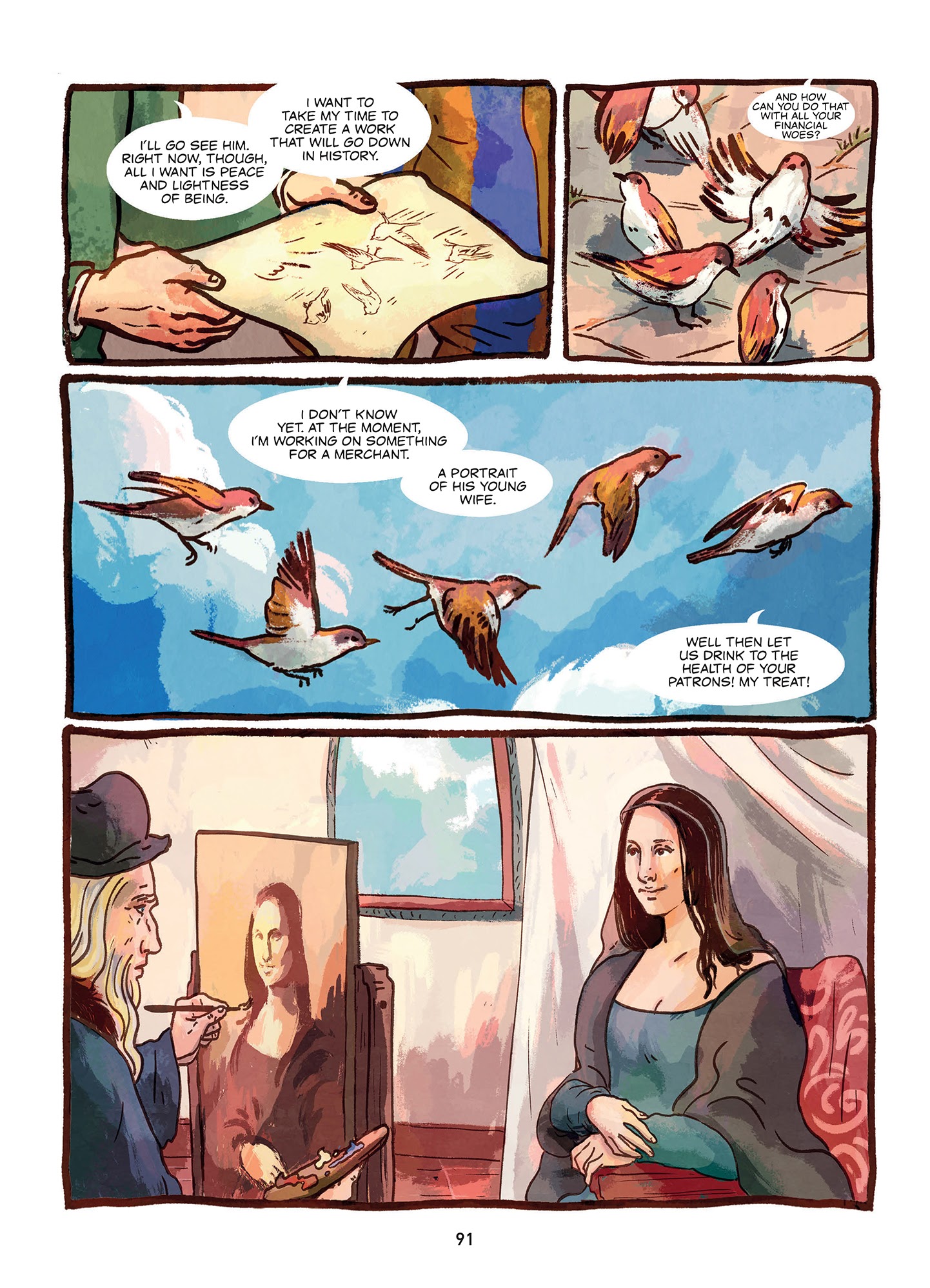Read online Leonardo Da Vinci: The Renaissance of the World comic -  Issue # TPB - 91