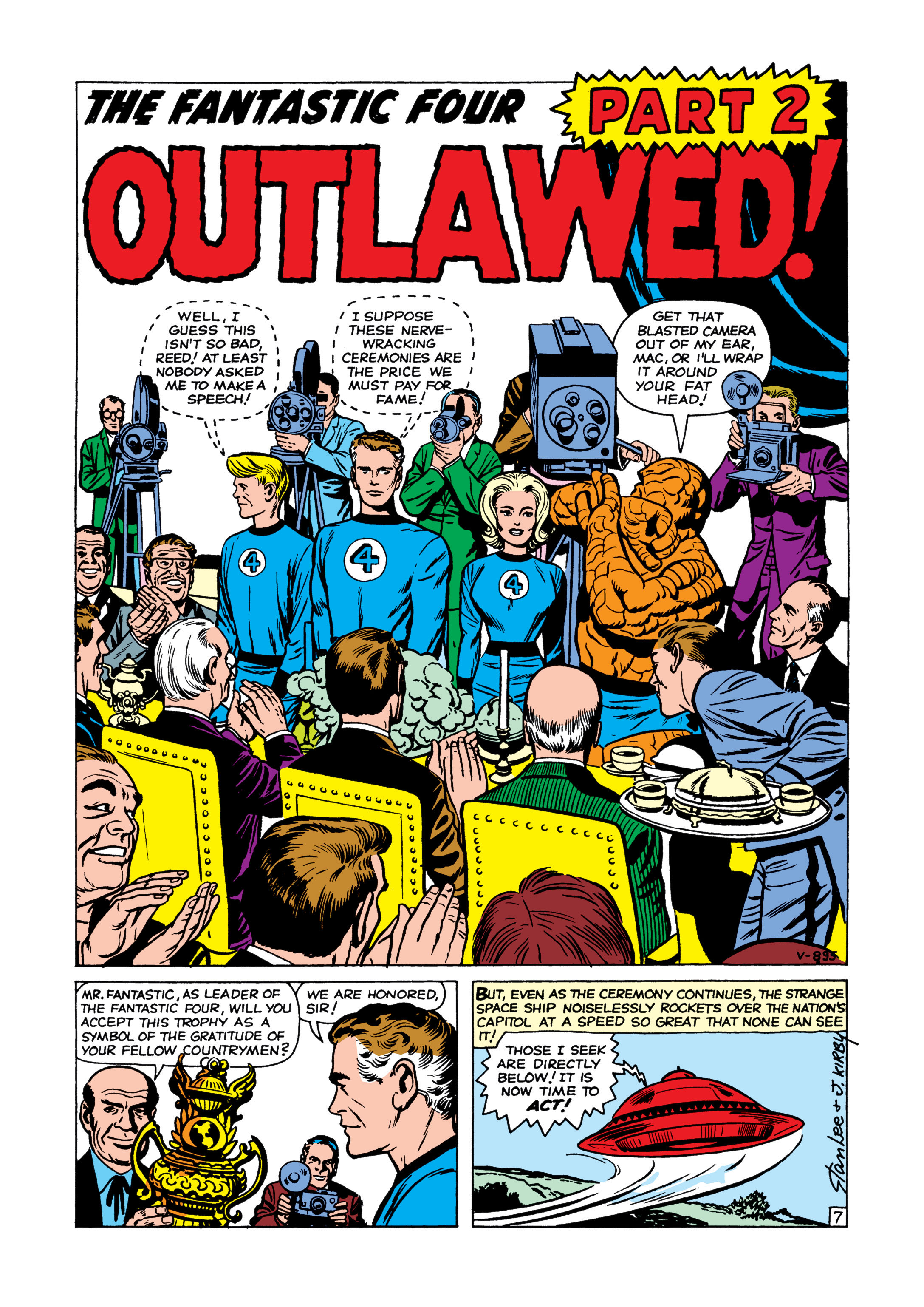 Read online Fantastic Four (1961) comic -  Issue #7 - 8