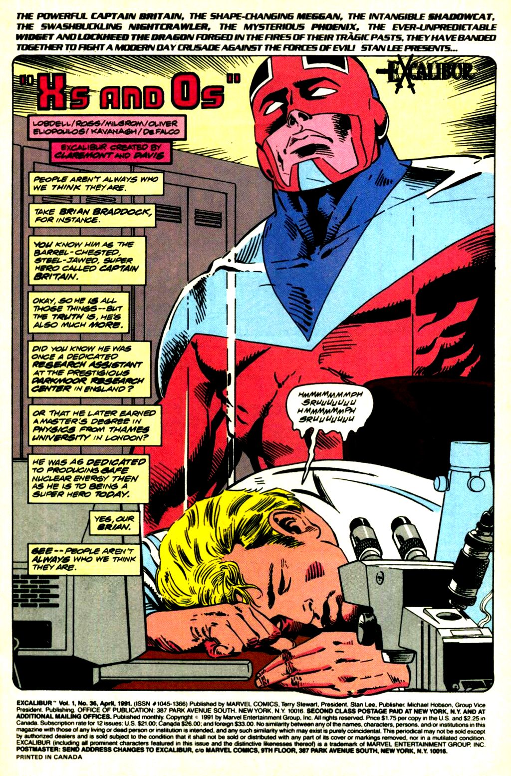 Read online Excalibur (1988) comic -  Issue #36 - 2