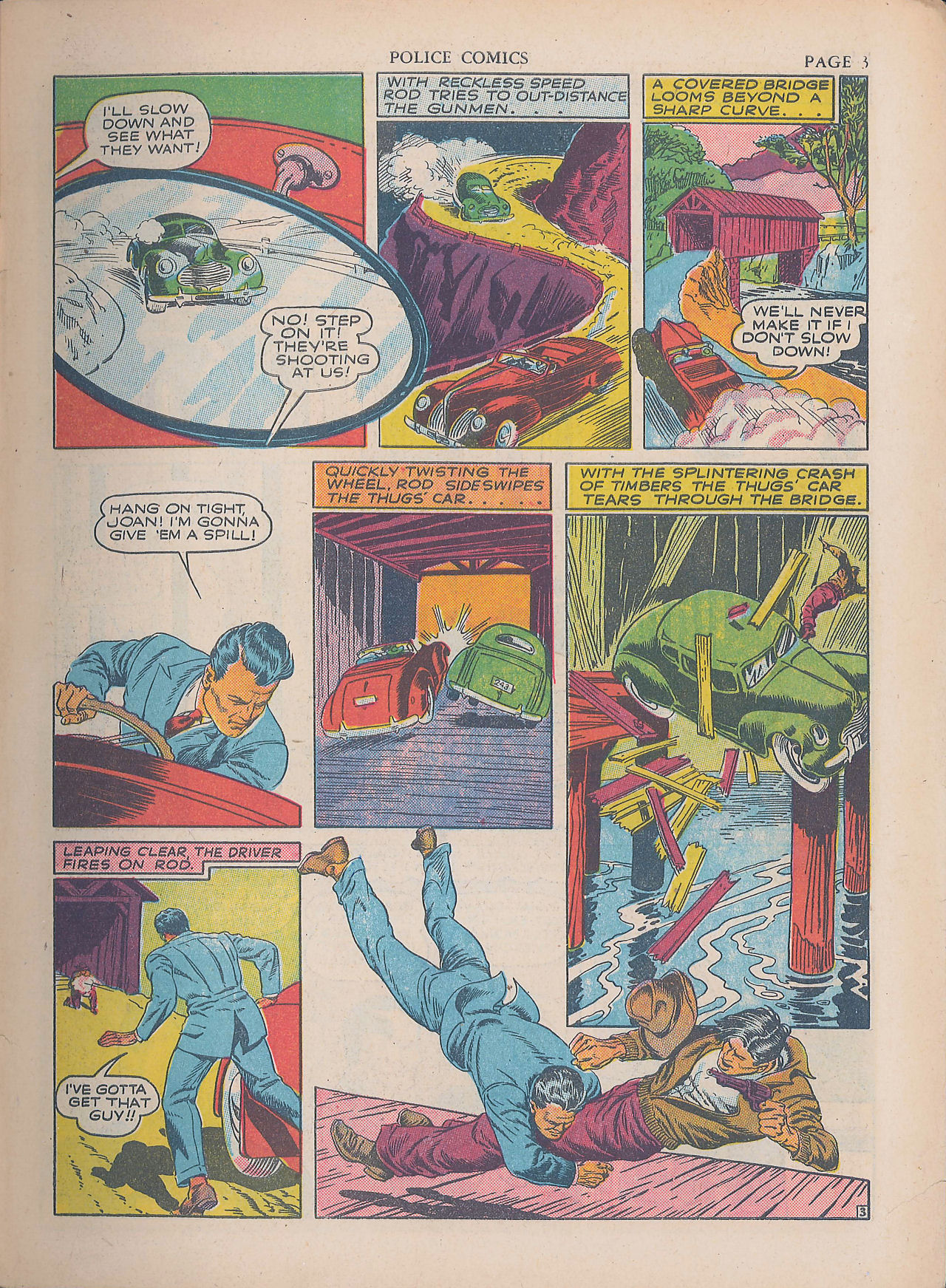 Read online Police Comics comic -  Issue #3 - 6
