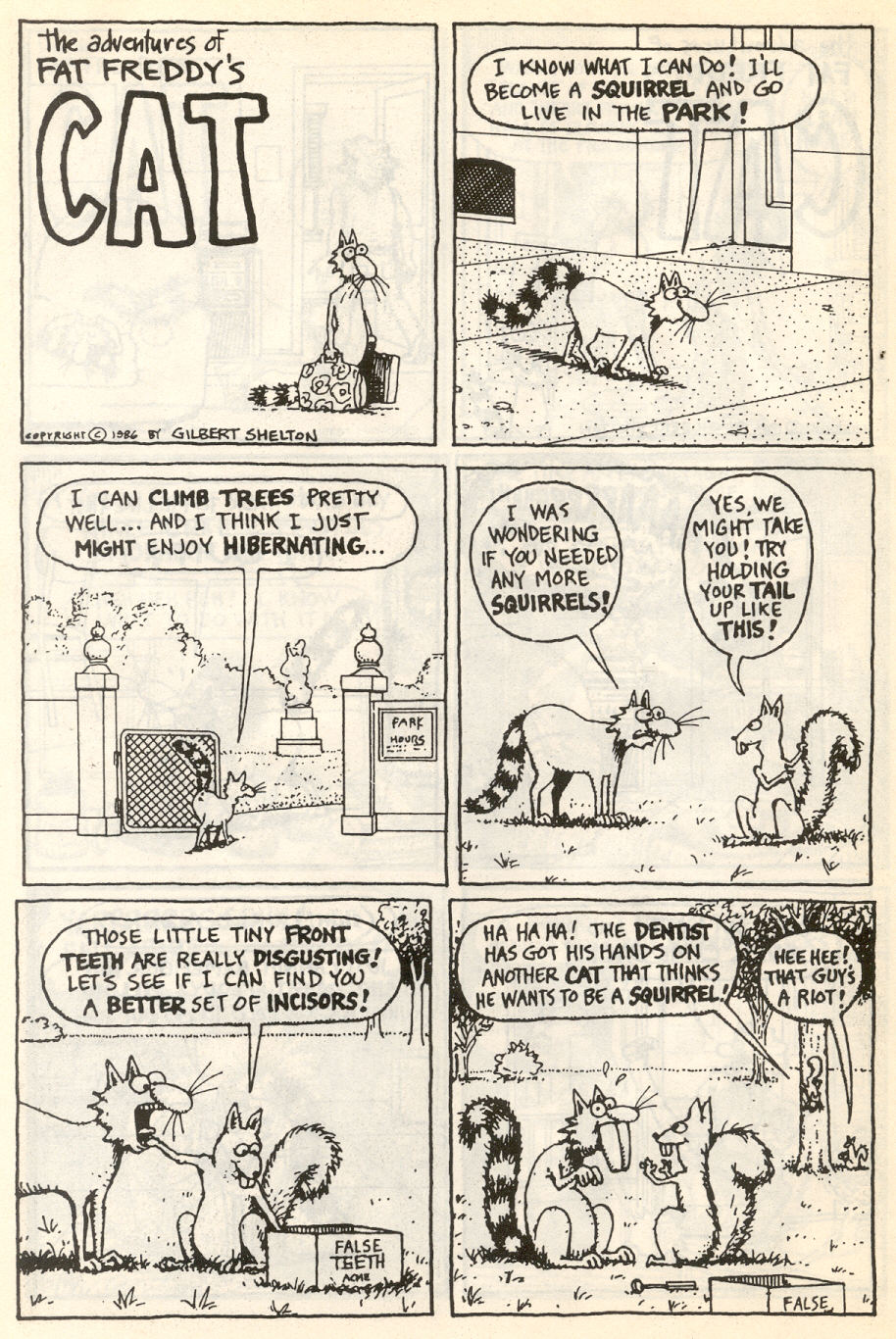 Read online Adventures of Fat Freddy's Cat comic -  Issue #7 - 32