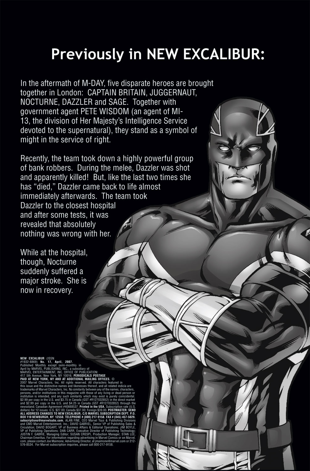 Read online New Excalibur comic -  Issue #17 - 2