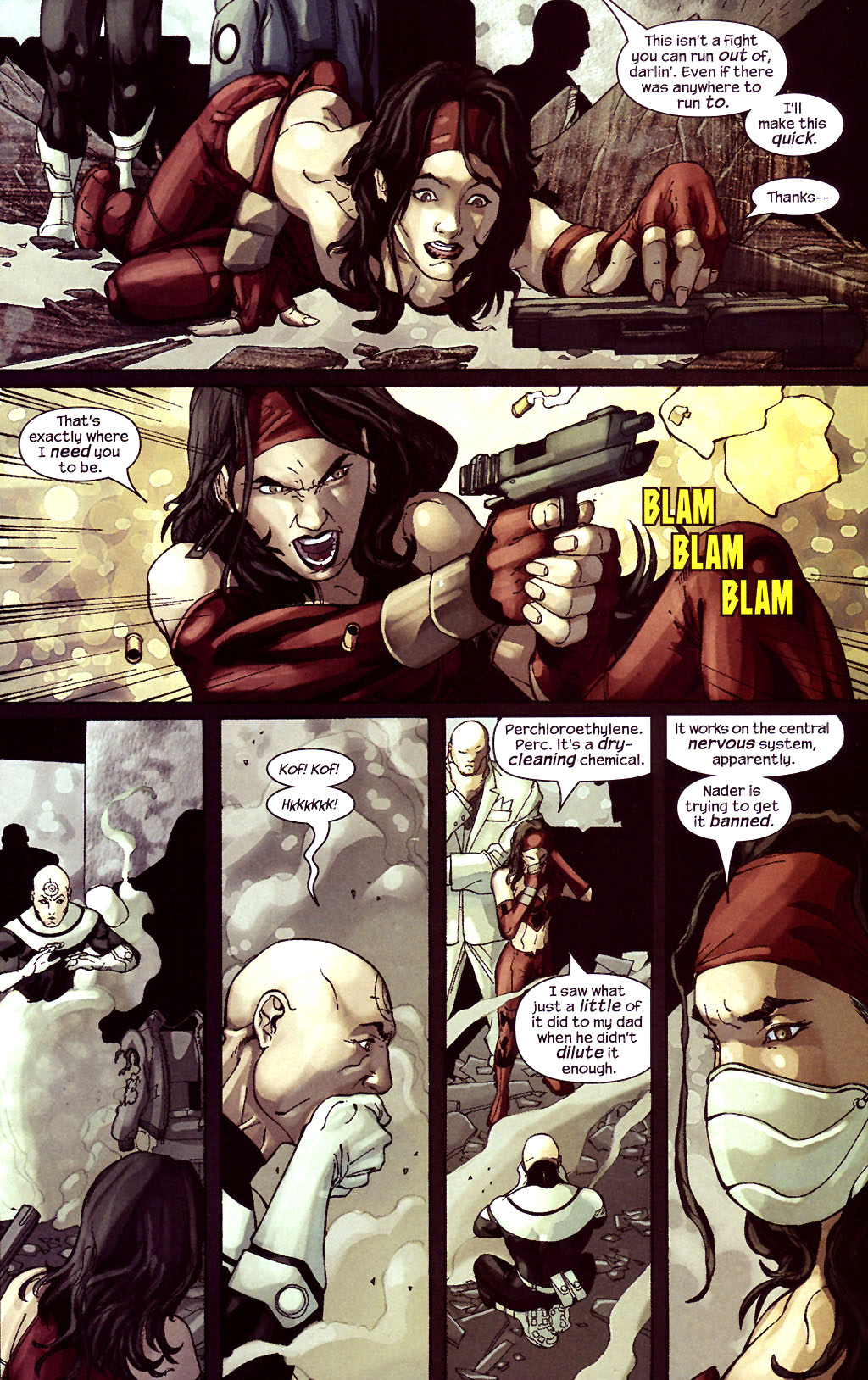 Read online Ultimate Elektra comic -  Issue #5 - 21